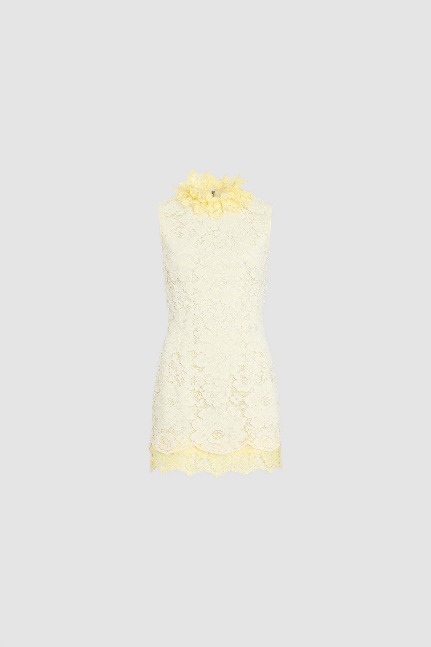 Patou P26DR228 mini robe coton jaune Lemonade