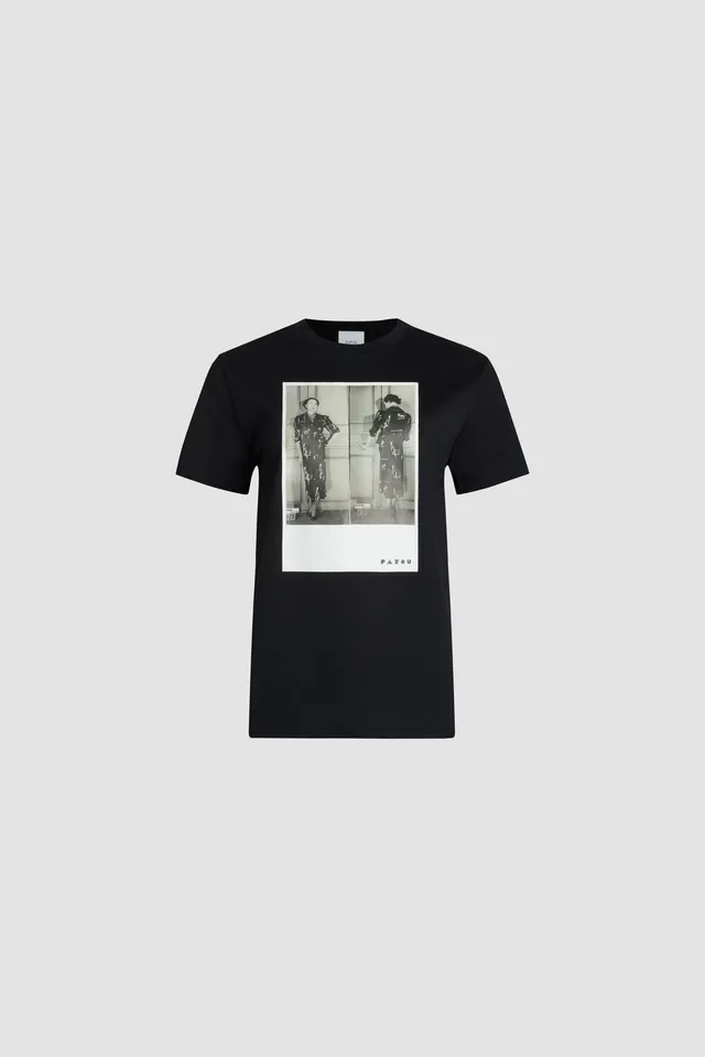 Patou Archive t-shirt coton bio Noir XXS-XXL imprimé