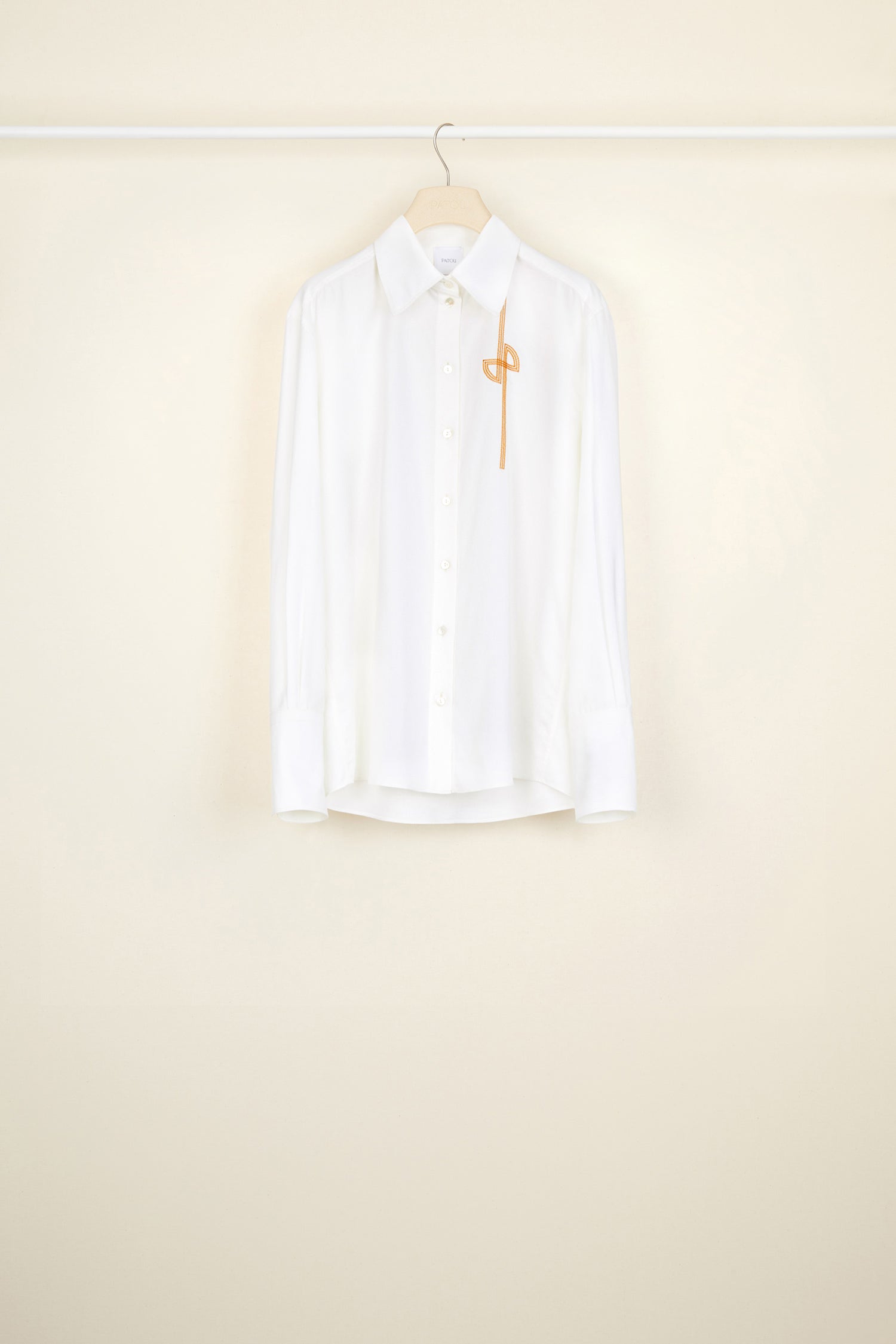 Patou A20BL0090057095C chemise coton crème