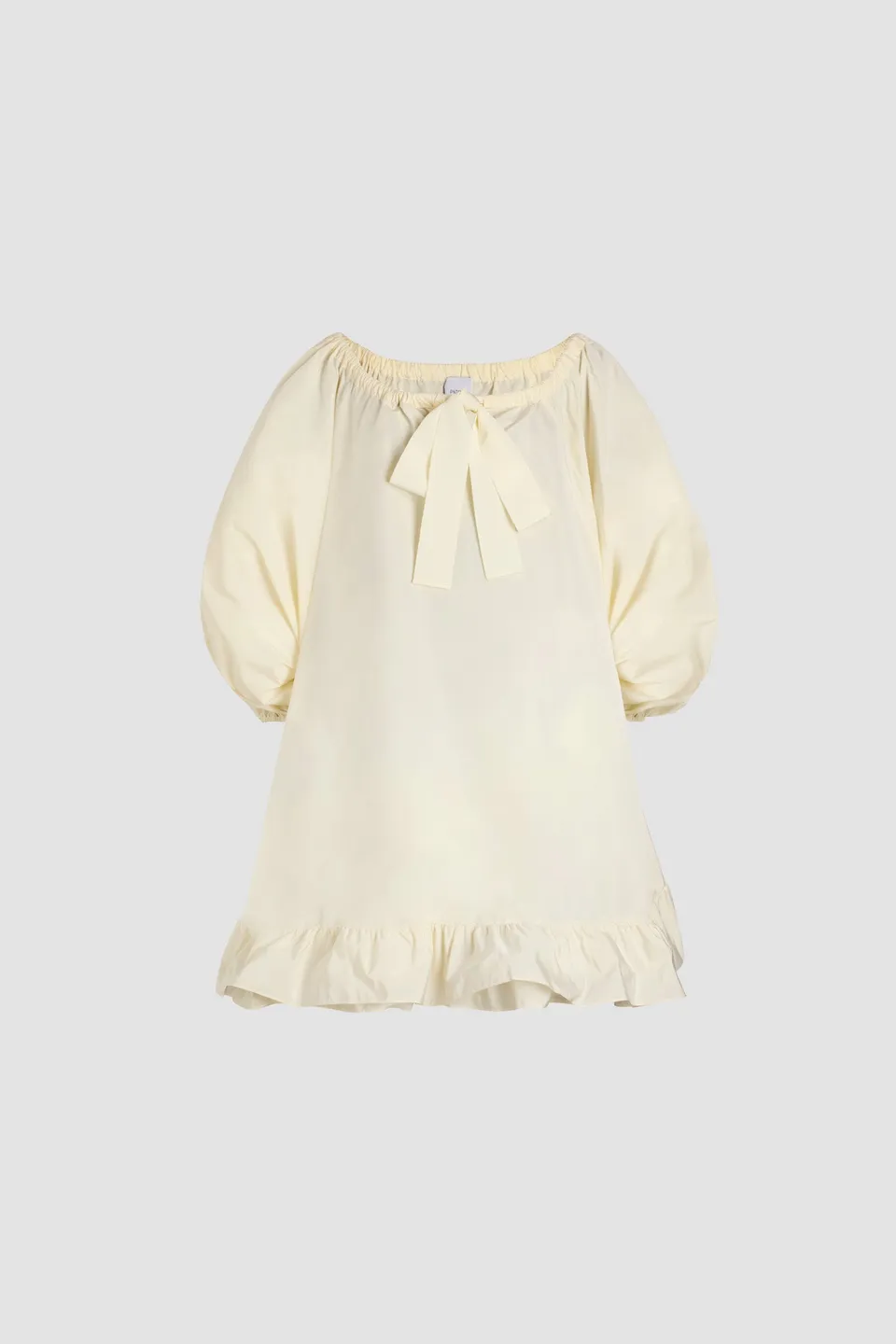 Patou DR108 robe faille recyclée volants ivoire