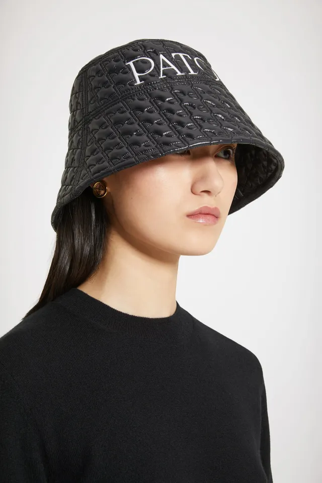 Patou AC027 bob matelassé nylon noir