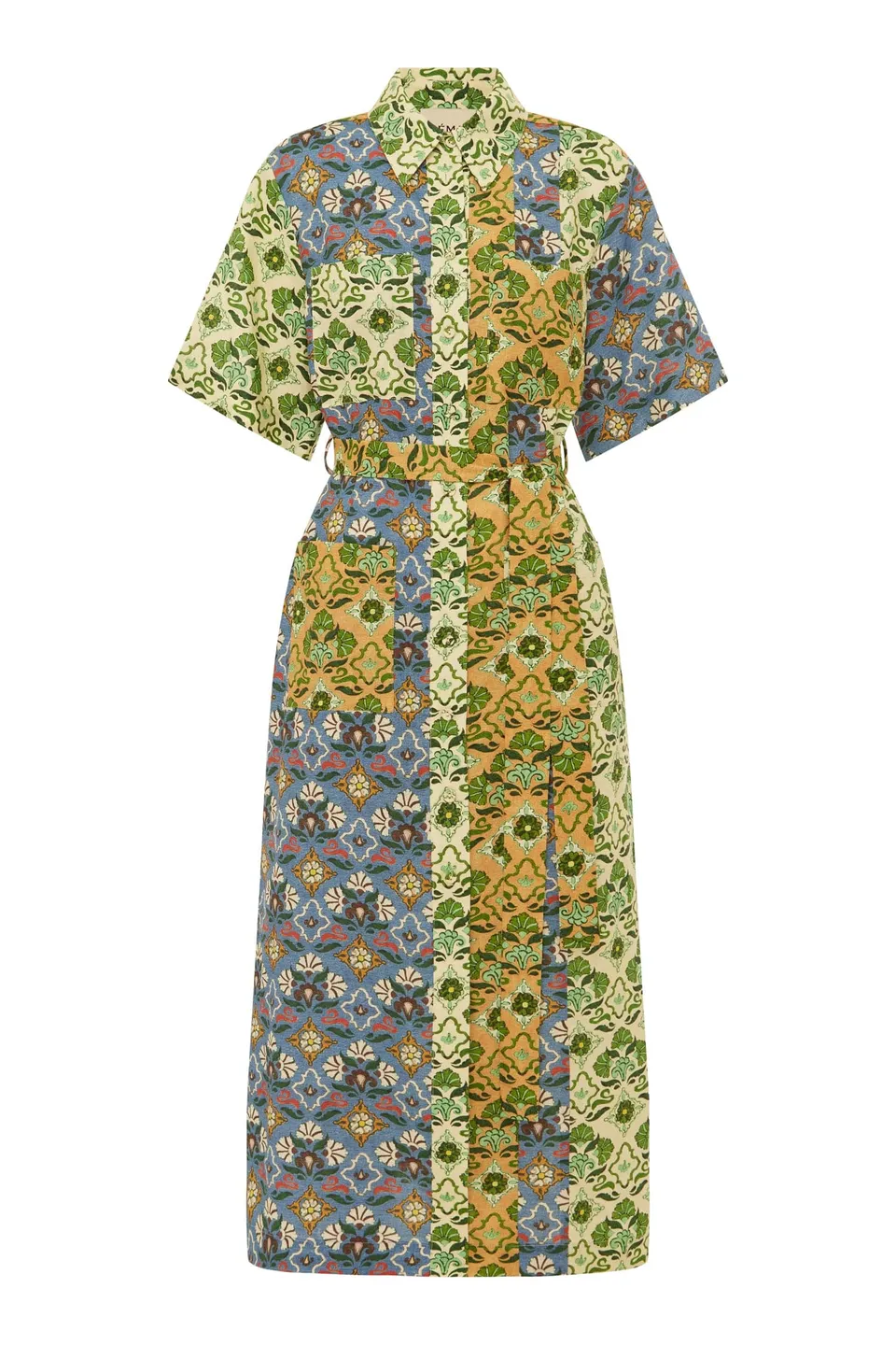 Alemäis Ali Spliced Shirtdress robe chemise lin