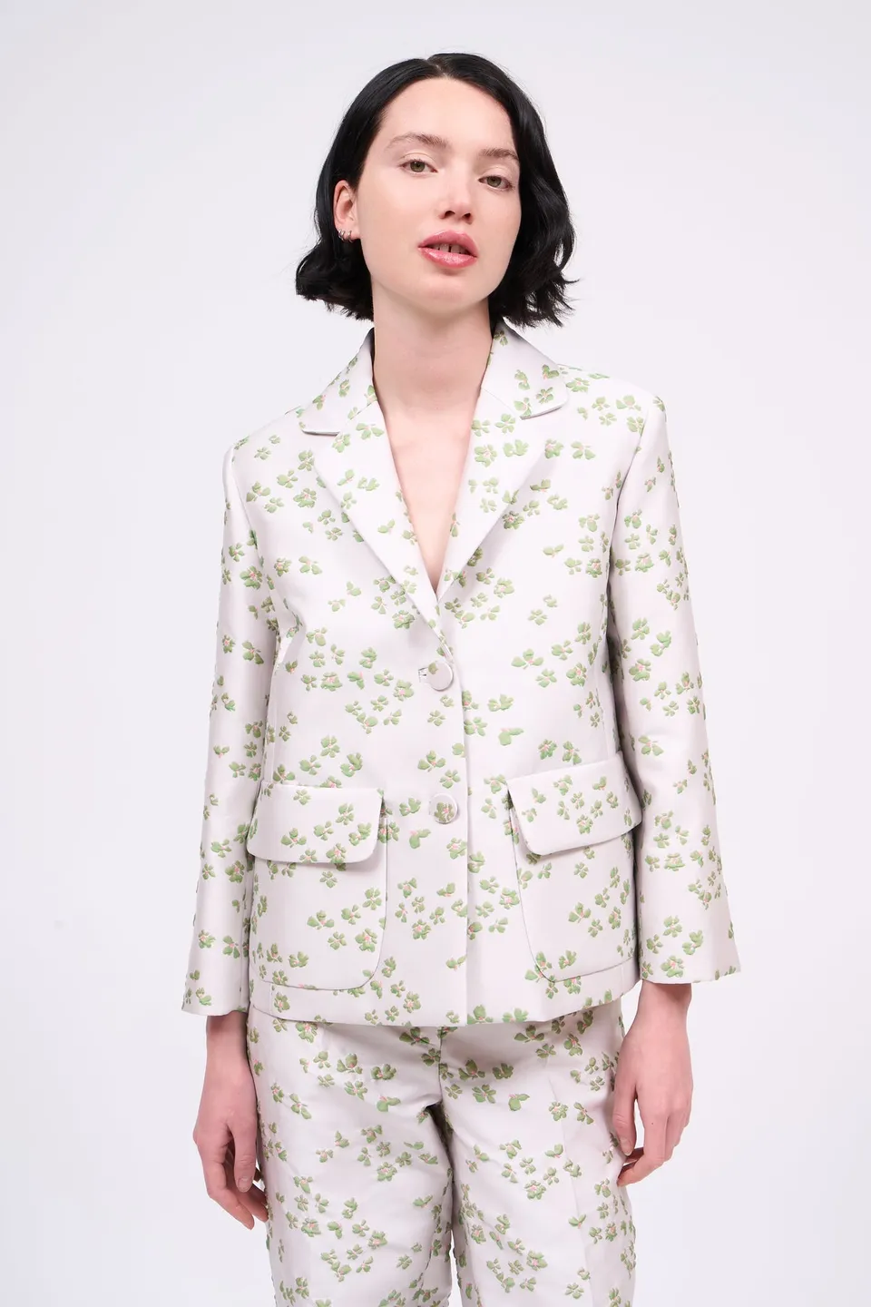 Paul & Joe Tailoring Pandora veste tailleur jacquard fleuri