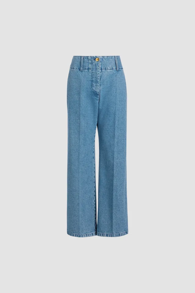 Patou TR044 pantalon jean denim bleu heritage femme
