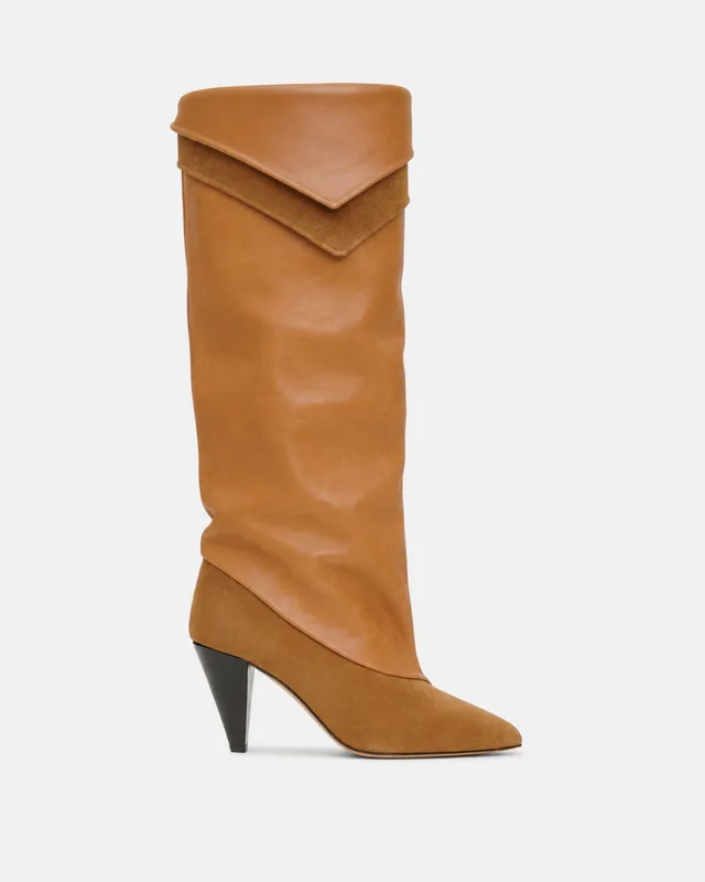 Isabel Marant Lezra bottes cognac talon 7,5 cm