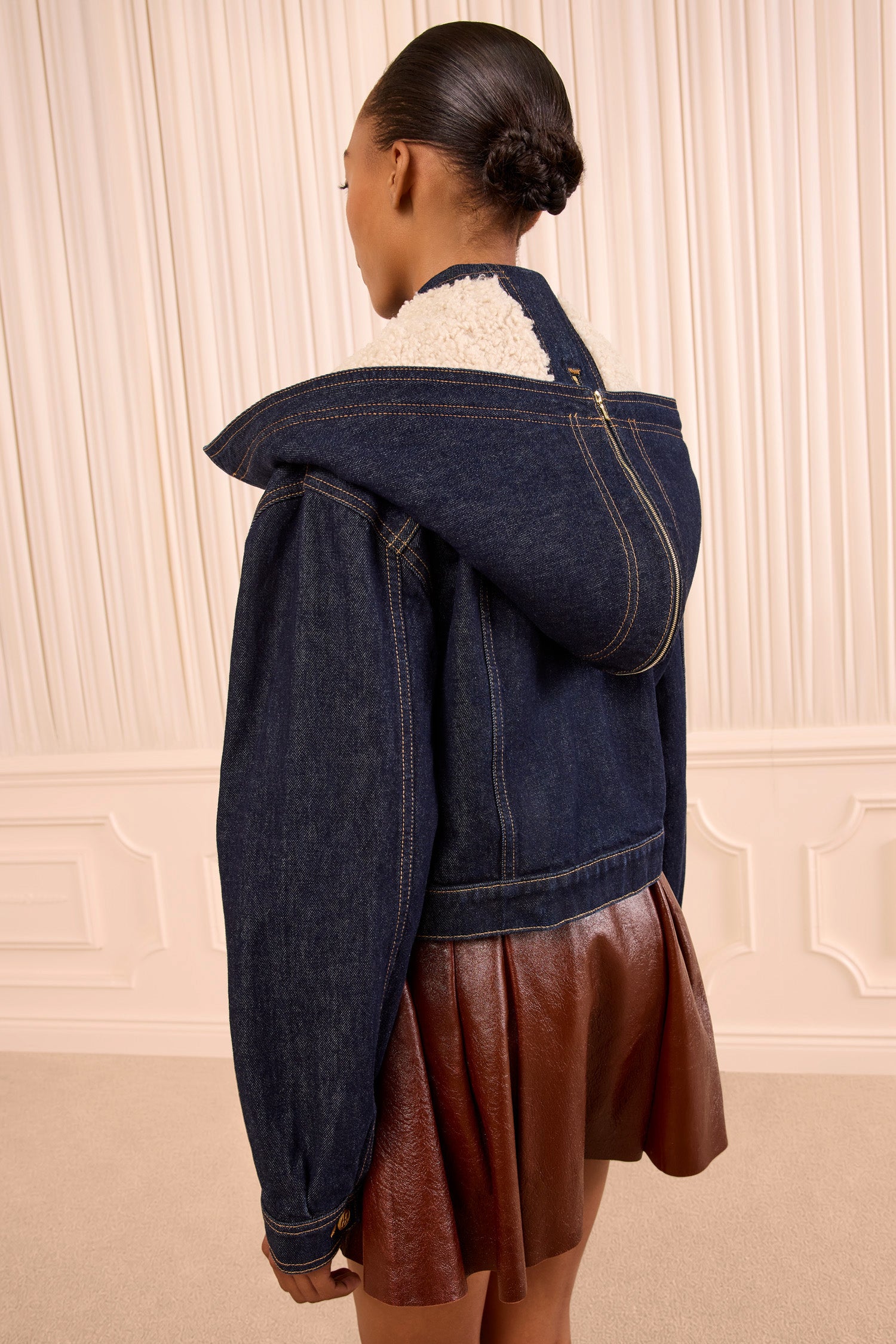 Ulla Johnson Sybil UJ9905057 veste jean denim Tigris coton