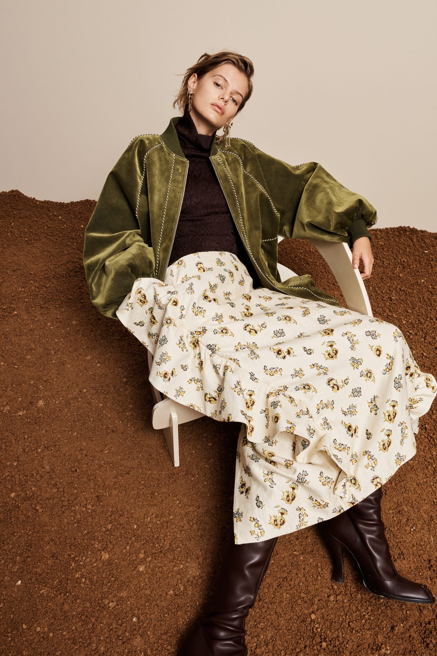 Alemaïs Casey Veste Bomber 10 velours fin doublée