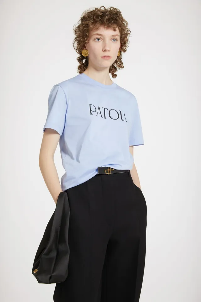 Patou JE029 t-shirt coton bio bleu