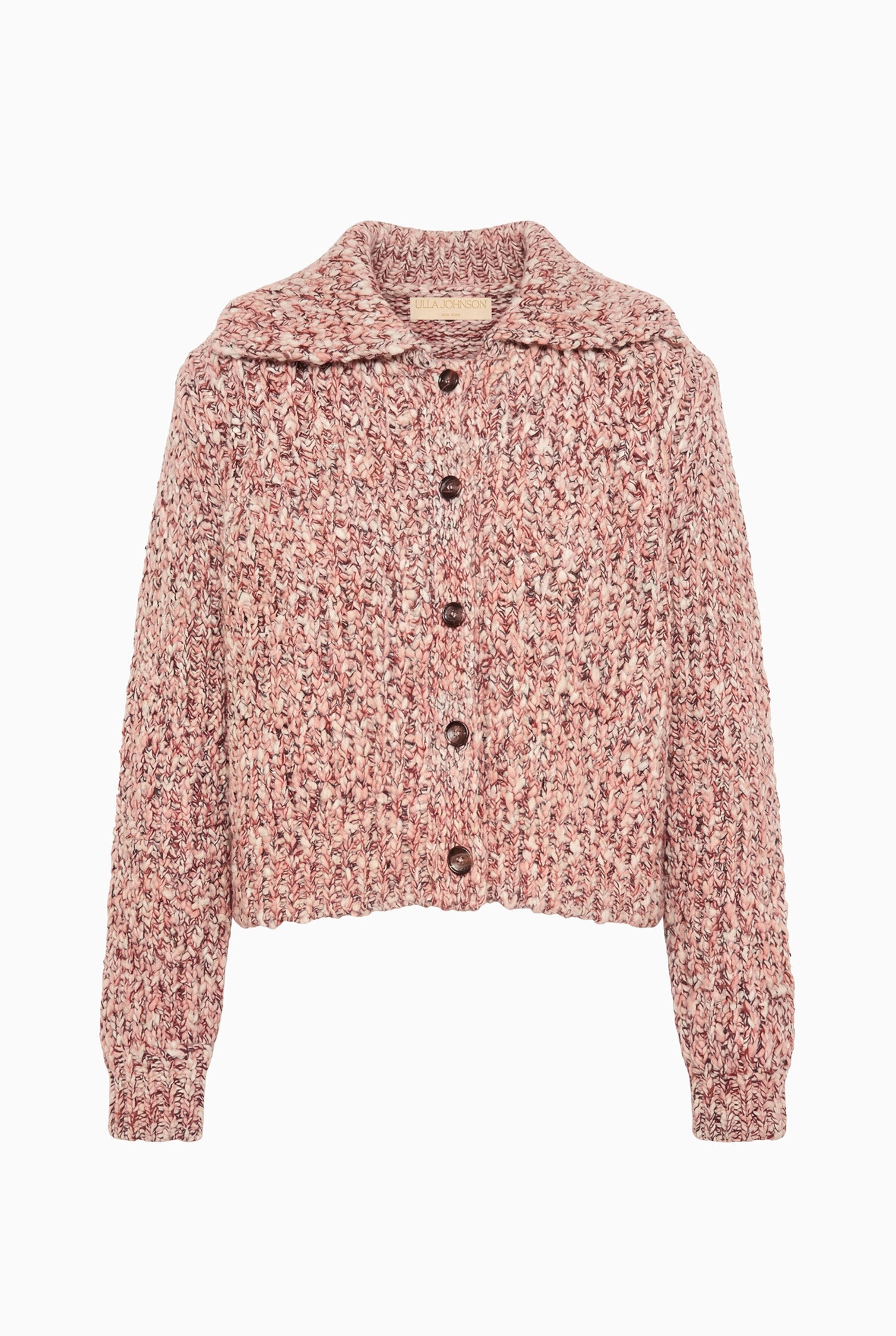 Ulla Johnson Knits Louise Knit Cardigan Amerena rose laine