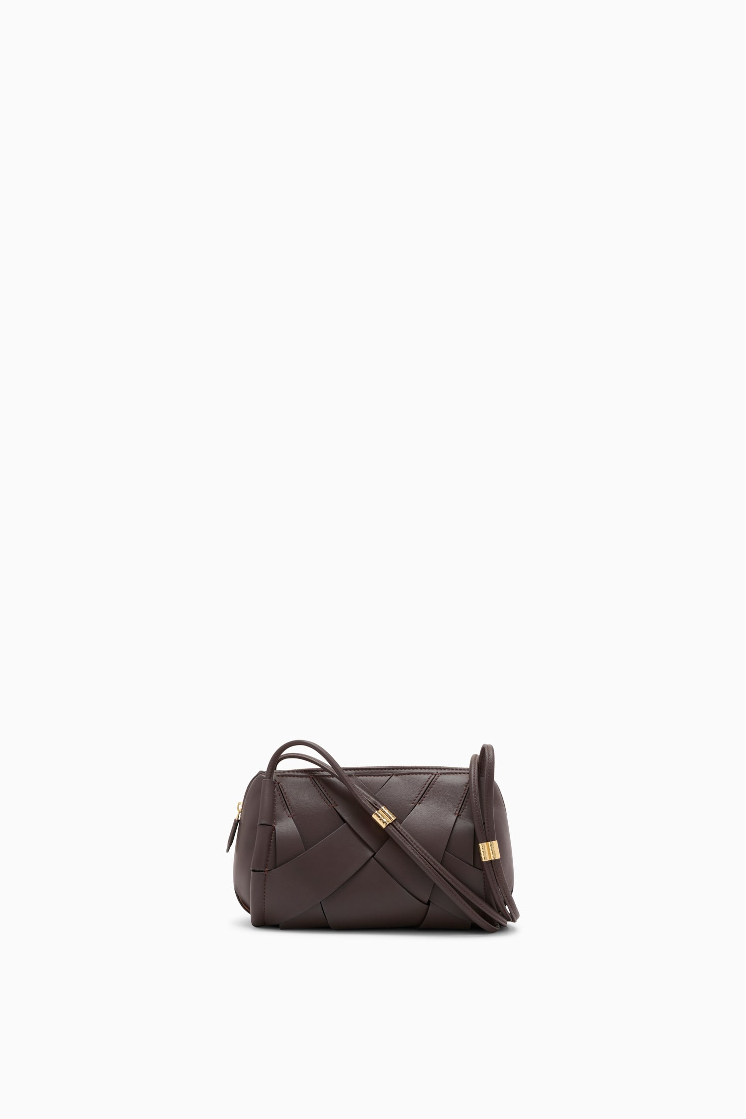 Ulla Johnson Charlotte Sac Camera Cuir Wenge Marron