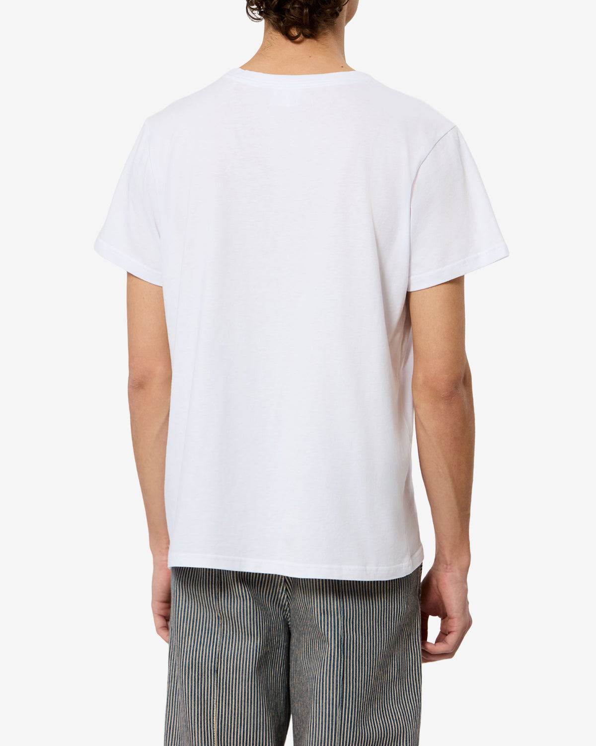 Isabel Marant Zafferh TS0047HA t-shirt coton blanc logo
