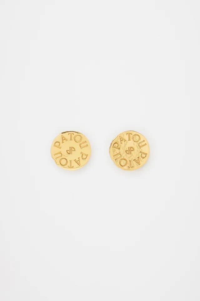Patou Jewellery boucles d'oreilles P23JW0921002299G doré médaille