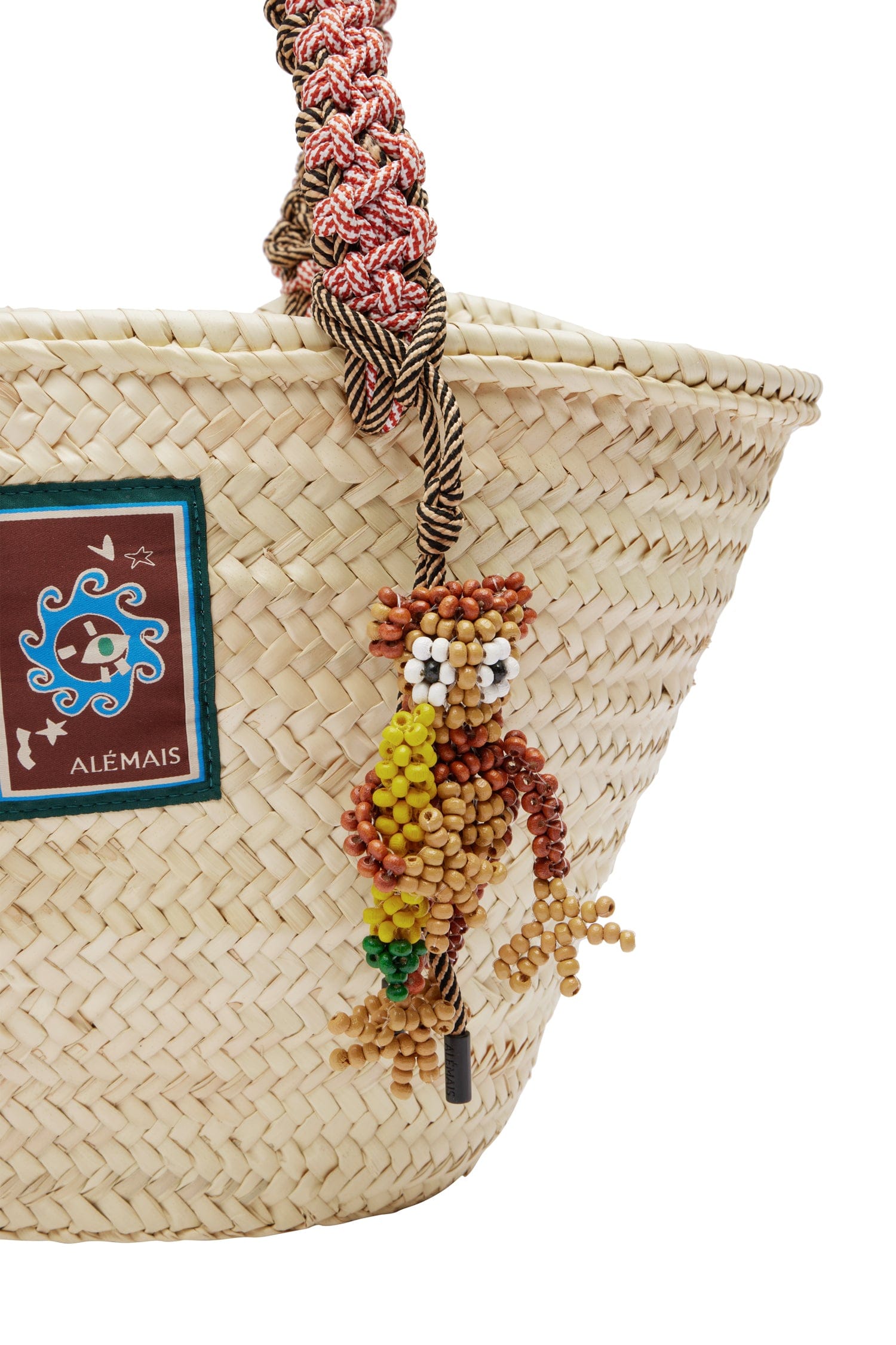 Alemais Macrame Maxi Basket panier OS breloque singe