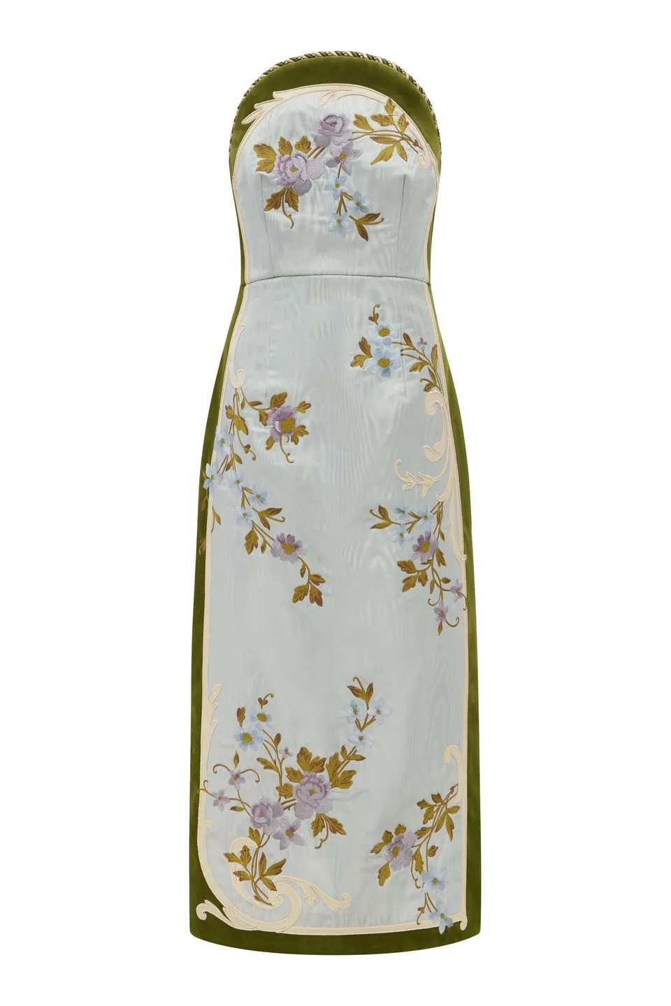 Alemäis Odessa robe midi bustier brodée florale