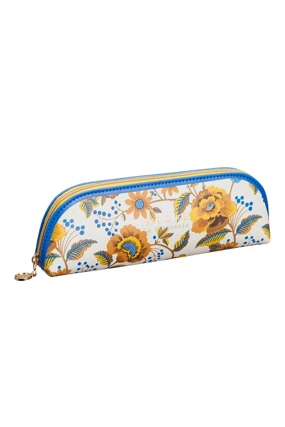 Paul & Joe Petite maroquinerie trousse ivoire fleurs jaunes