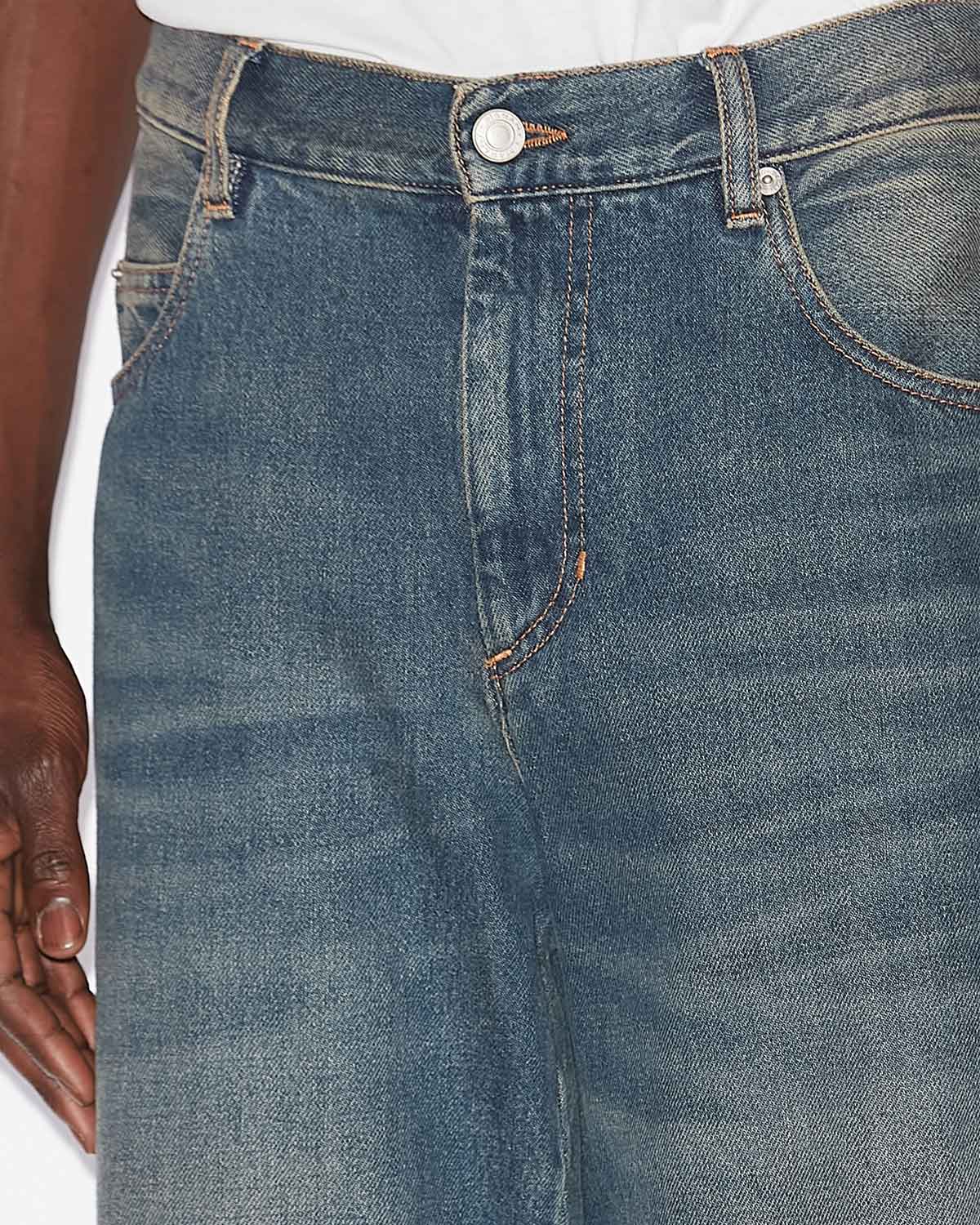 Isabel Marant Jorje PA0123HA jean large bleu
