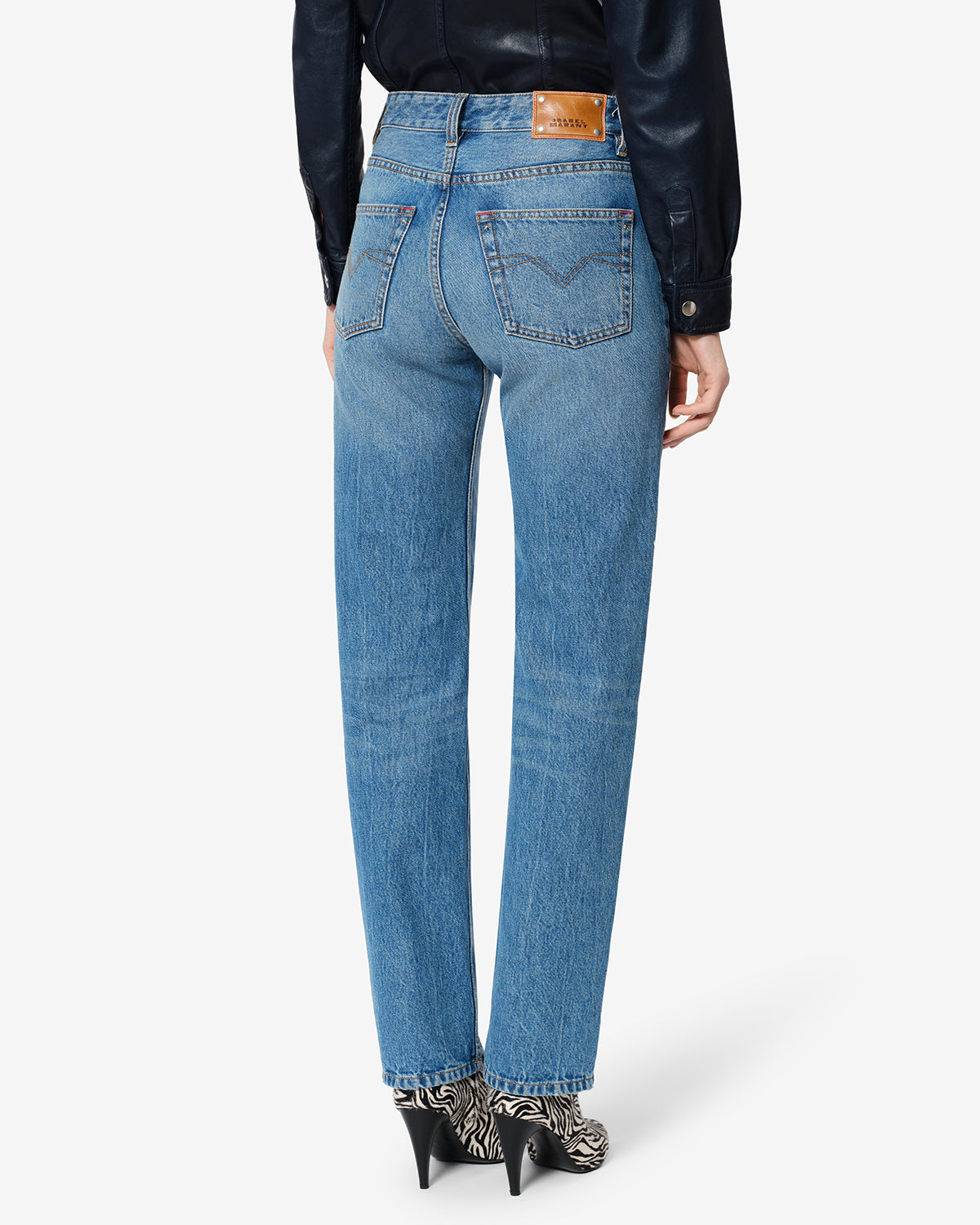 Isabel Marant Daya PA0800 jean regular bleu 34