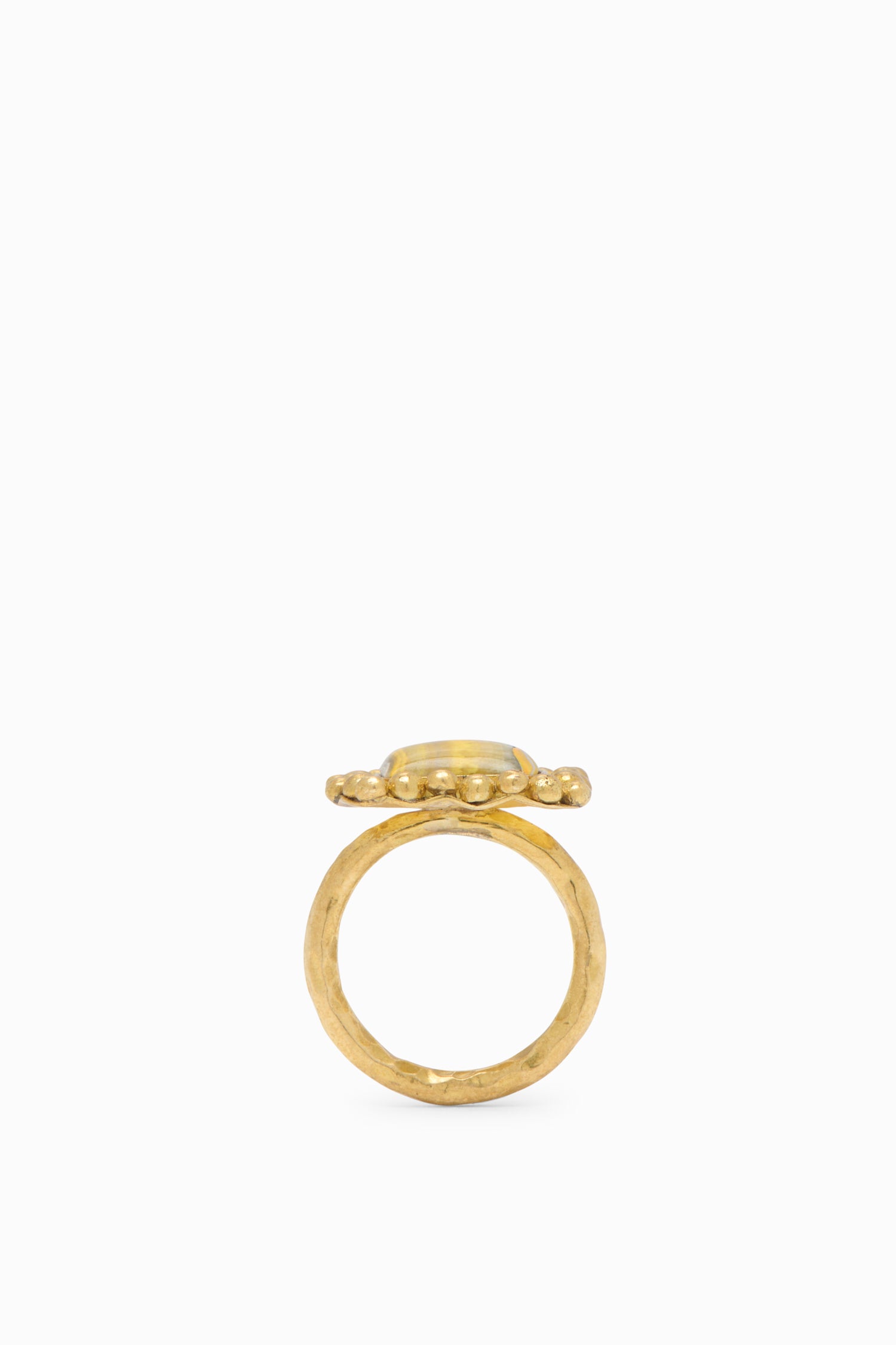 Ulla Johnson Bumblebee Jasper Framed Ring bague Bumblebee