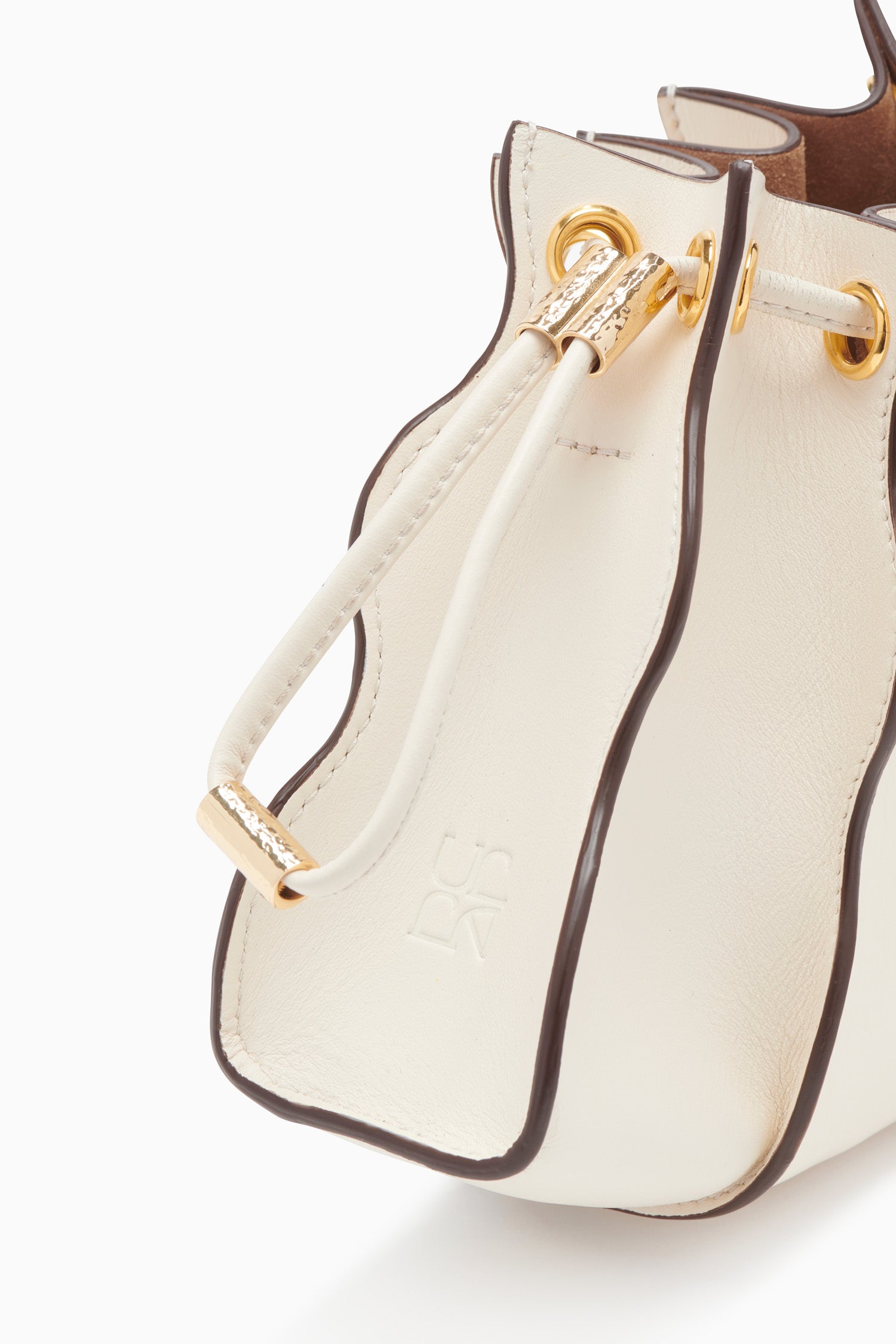 Ulla Johnson Adria sac bandoulière cuir blanc cowrie