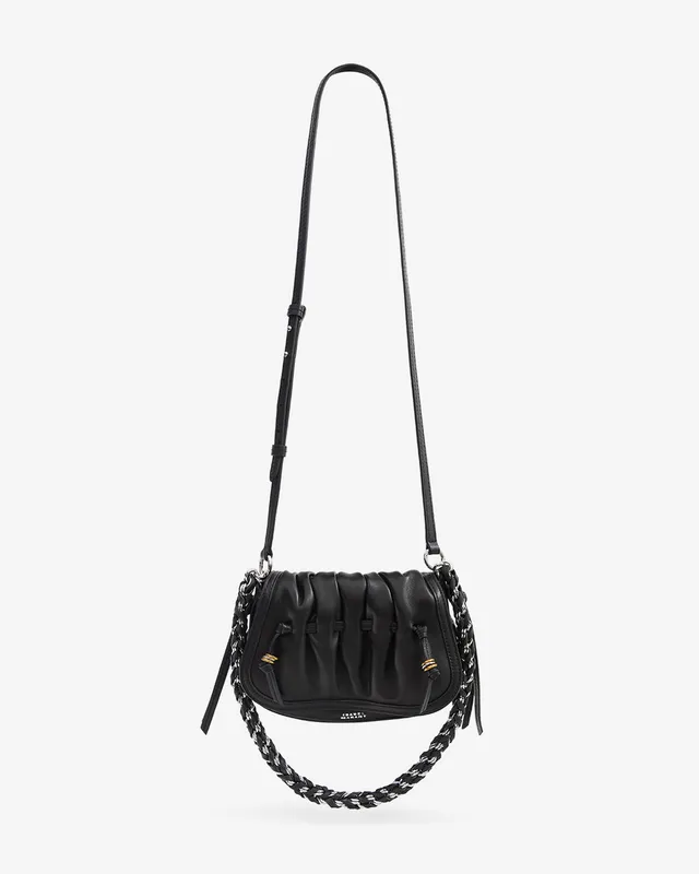 Isabel Marant Bolton XS sac cuir noir matelassé 21 cm