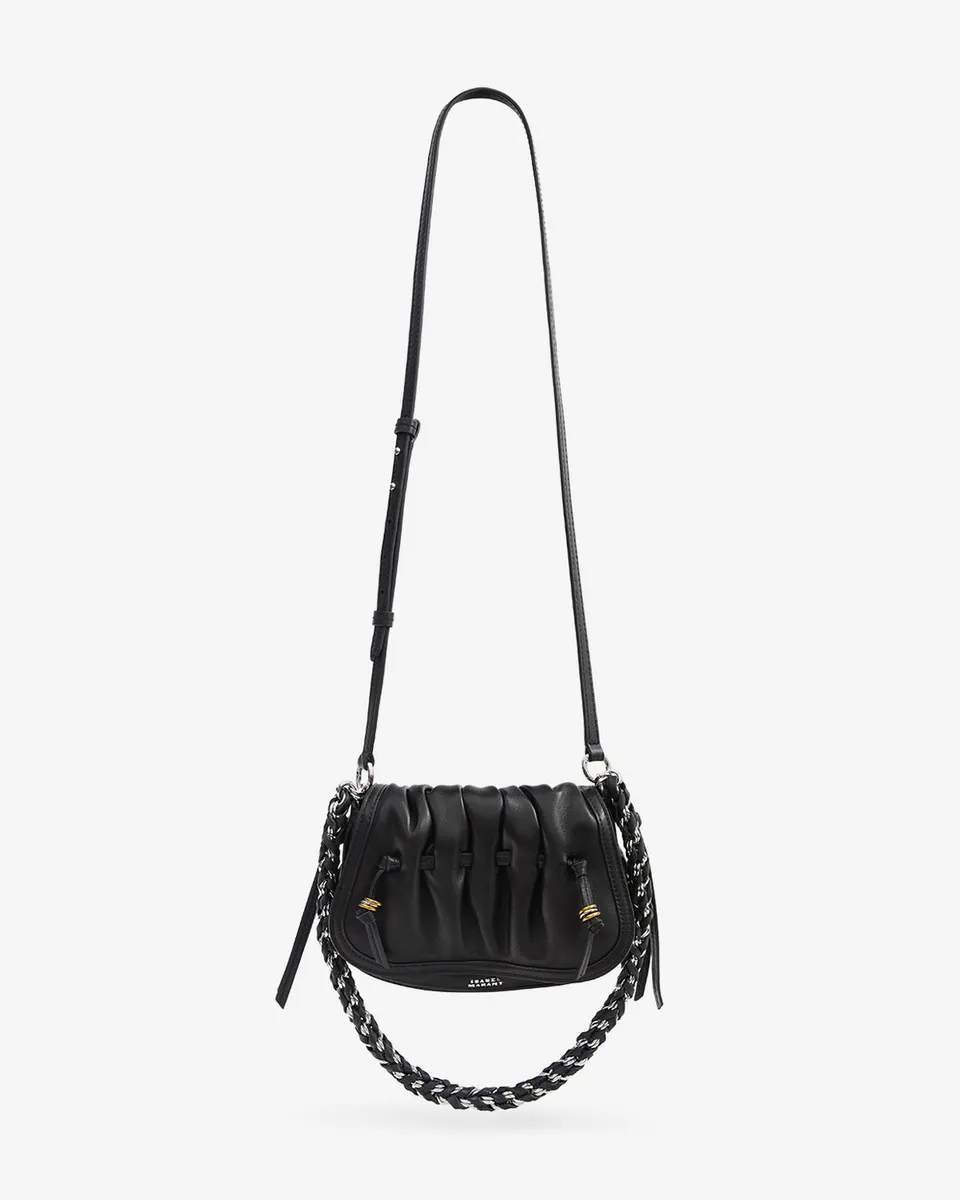 Isabel Marant Bolton XS sac cuir noir matelassé 21 cm