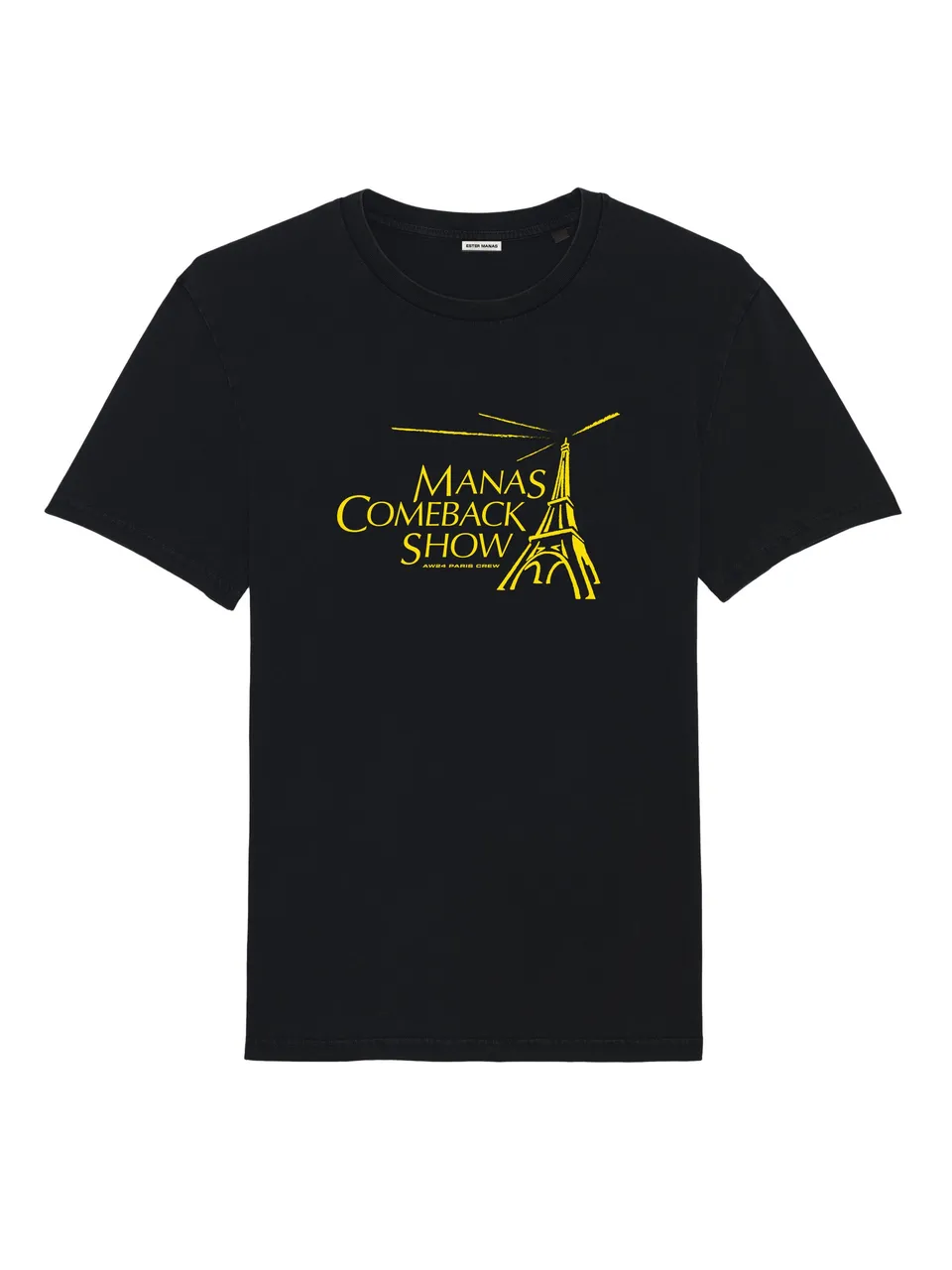 Ester Manas Miss you T-shirt tee-shirt noir coton bio