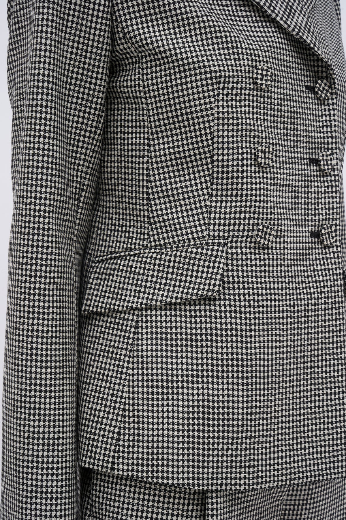 Paul & Joe Sabrina veste mohair vichy noir blanc doublée