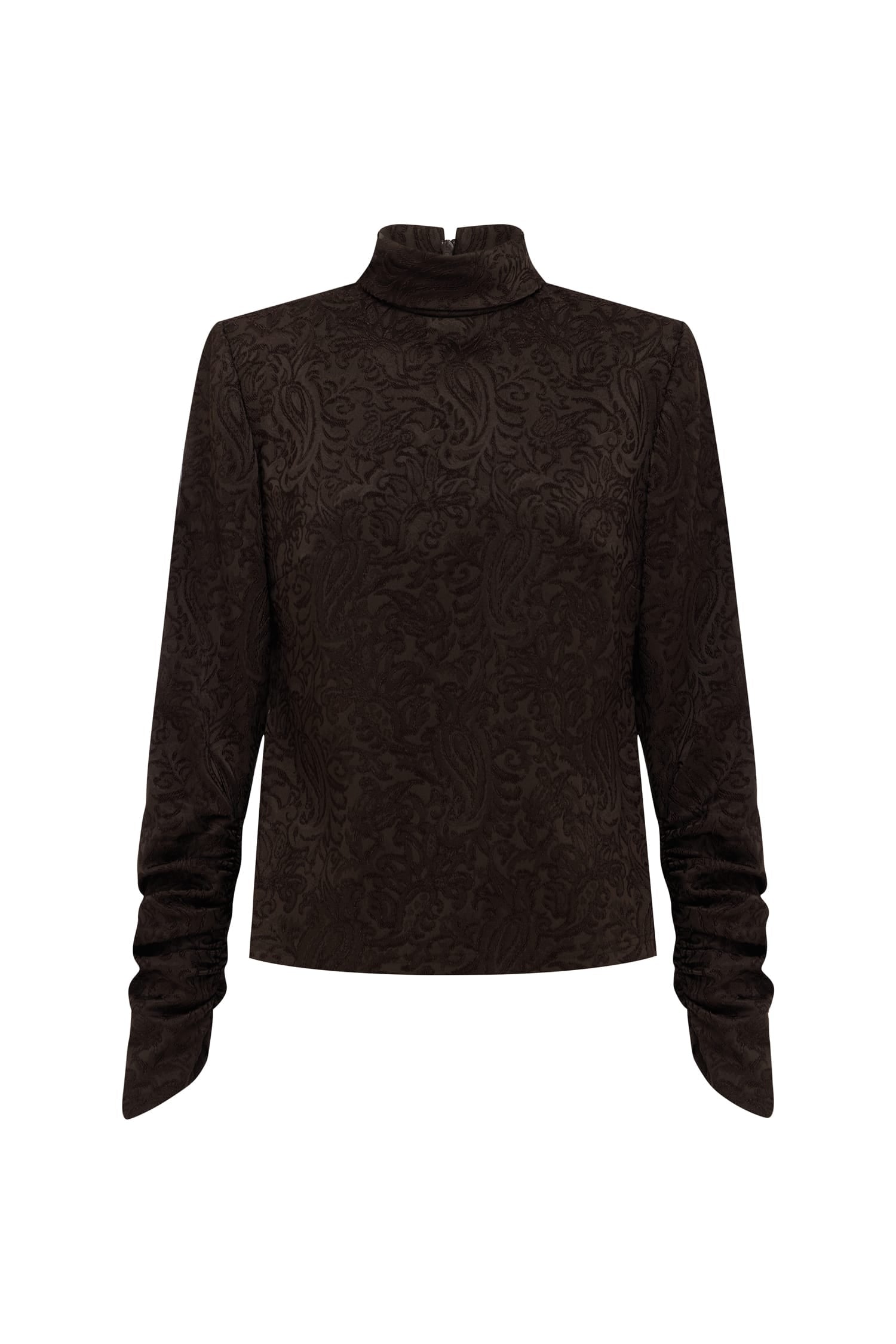 Alemais Adeline Top haut jacquard col montant