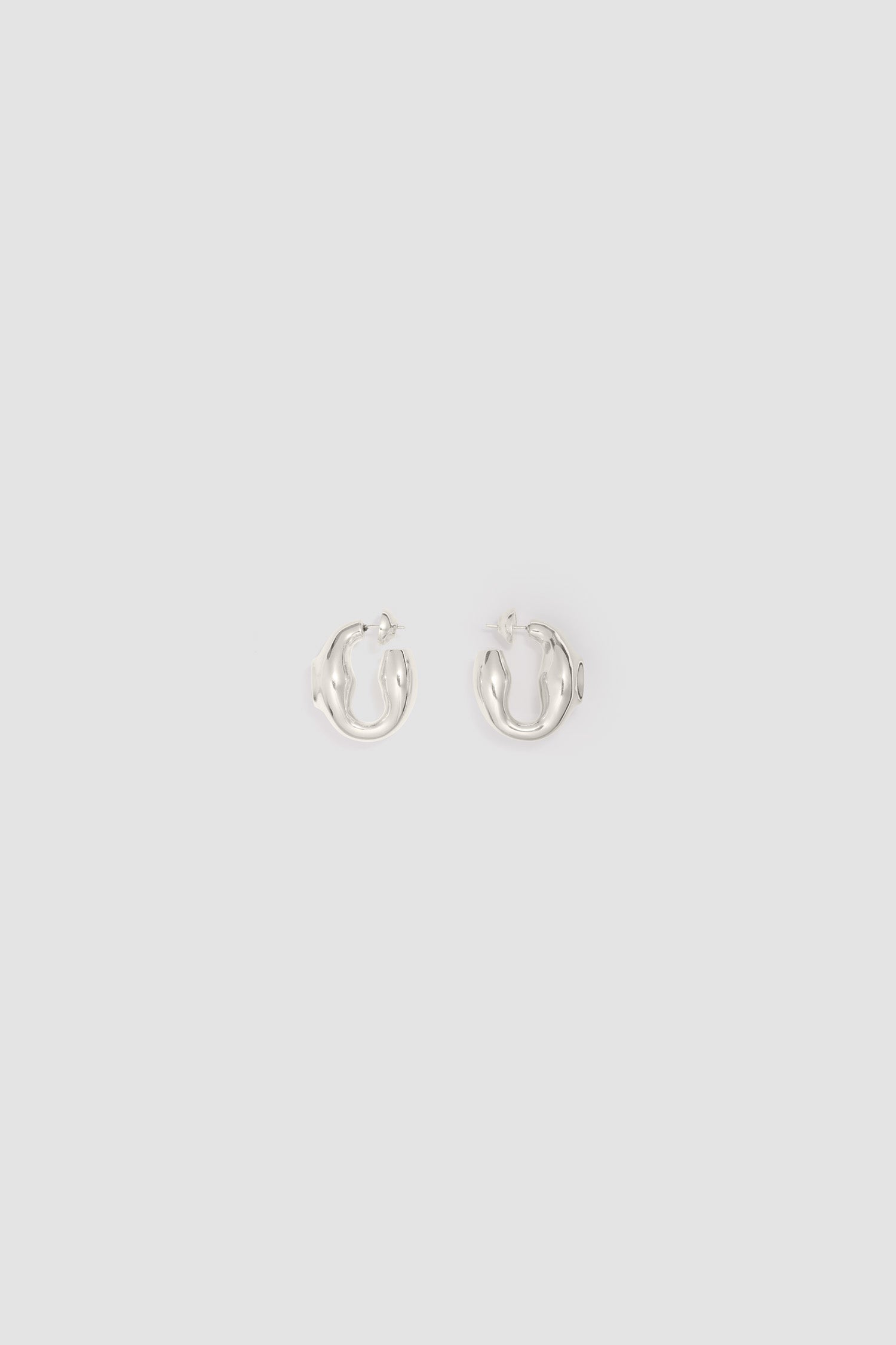Patou H25JW160 boucles d'oreilles chevalière argenté