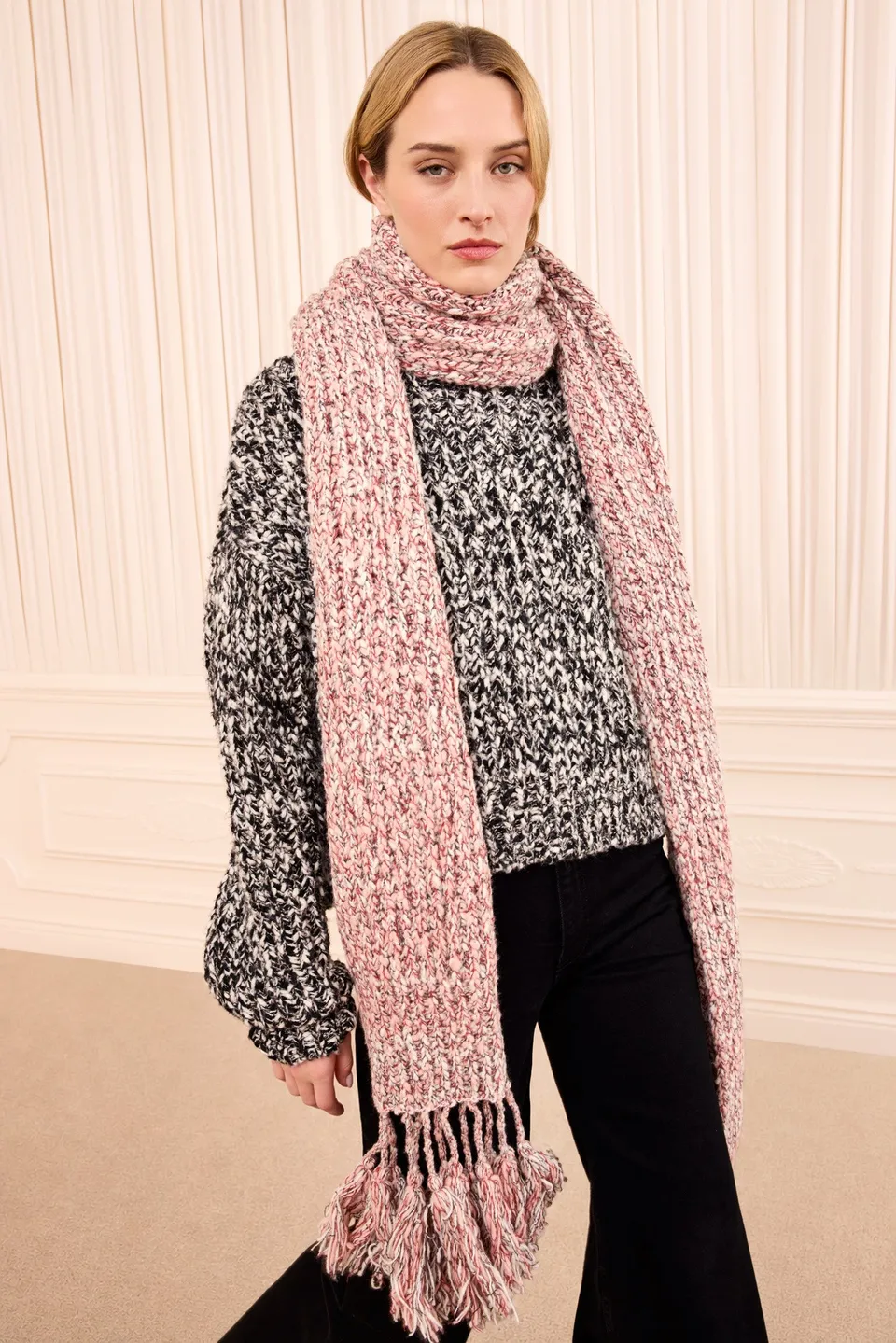 Ulla Johnson Maeve Écharpe Laine Amerena Franges