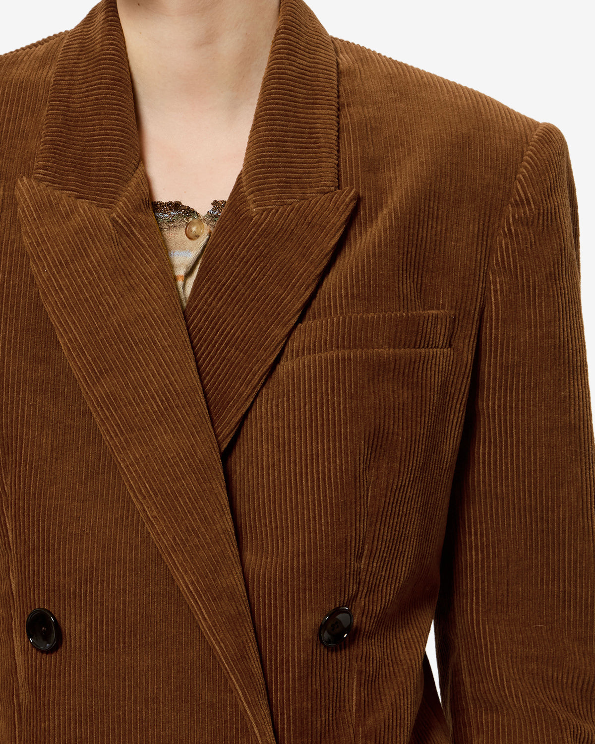 Isabel Marant Rasma Veste tailleur caramel velours