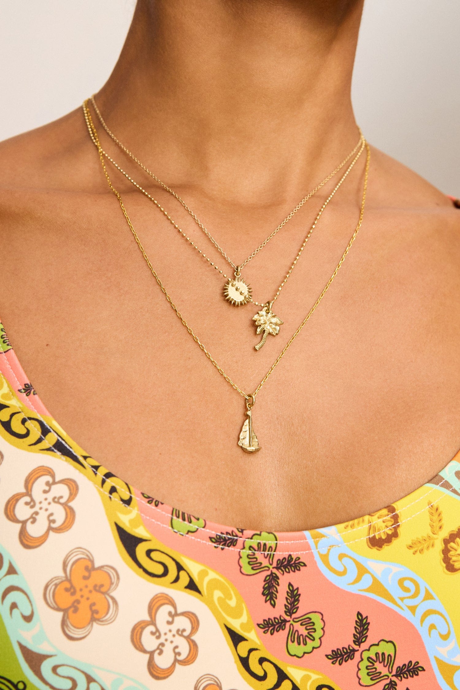 Alemaïs Calypso Multi Charm collier breloques taille OS