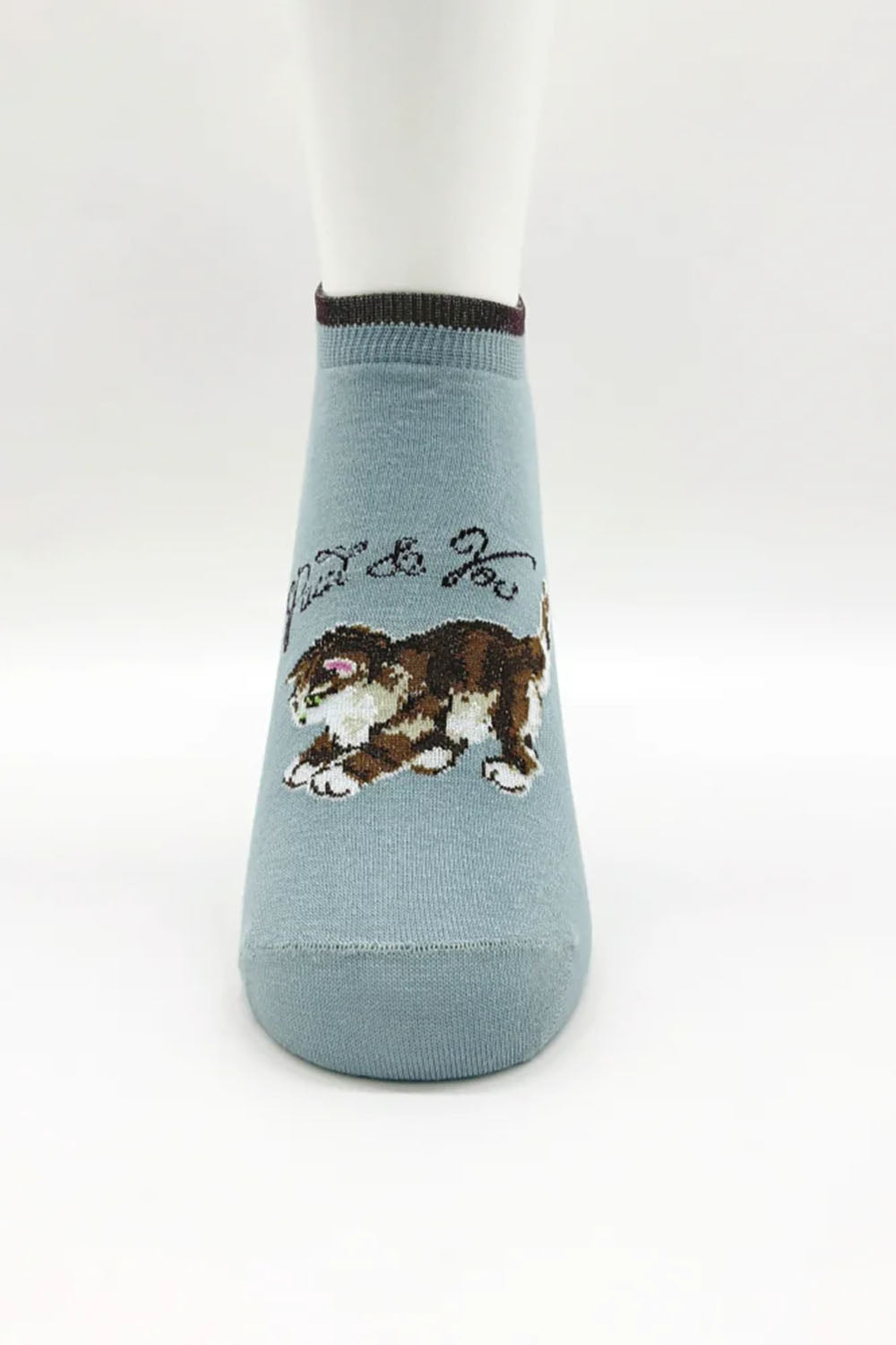 Paul & Joe Chaussettes socquettes chaton bleues 36-39