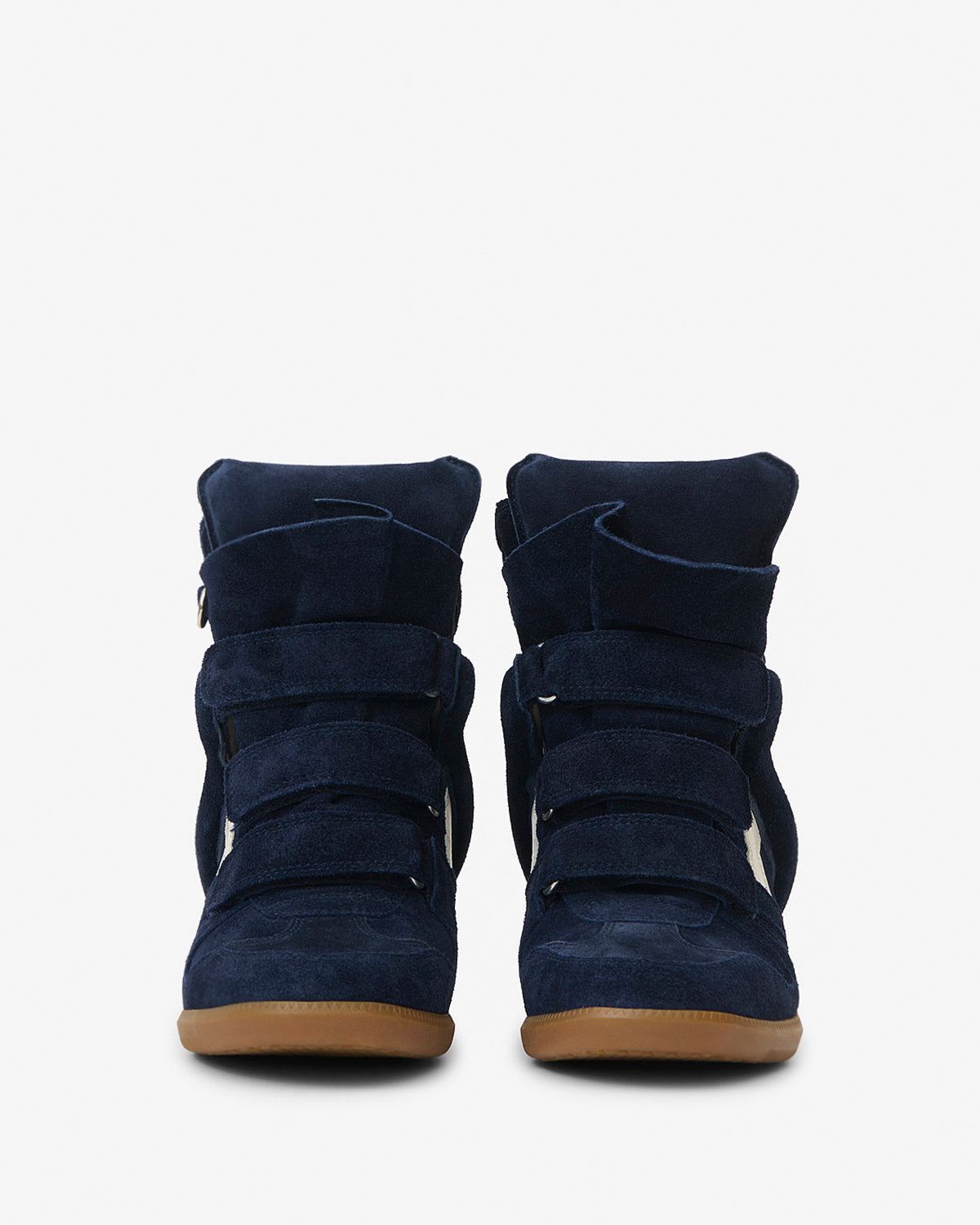 Isabel Marant Bekett Ring baskets compensées bleu foncé
