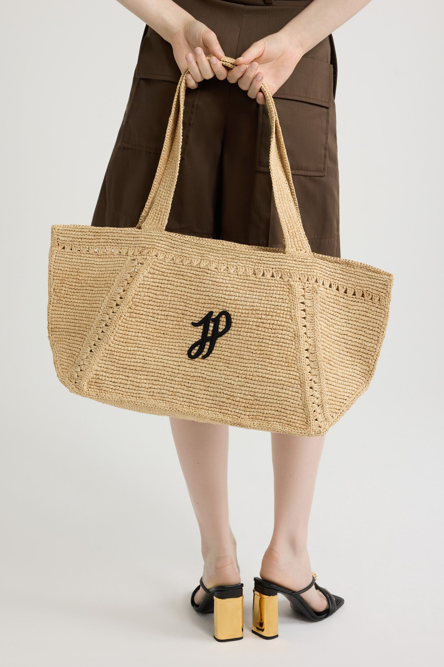 Patou Bags tote raphia AC0920215102V vanilla grand