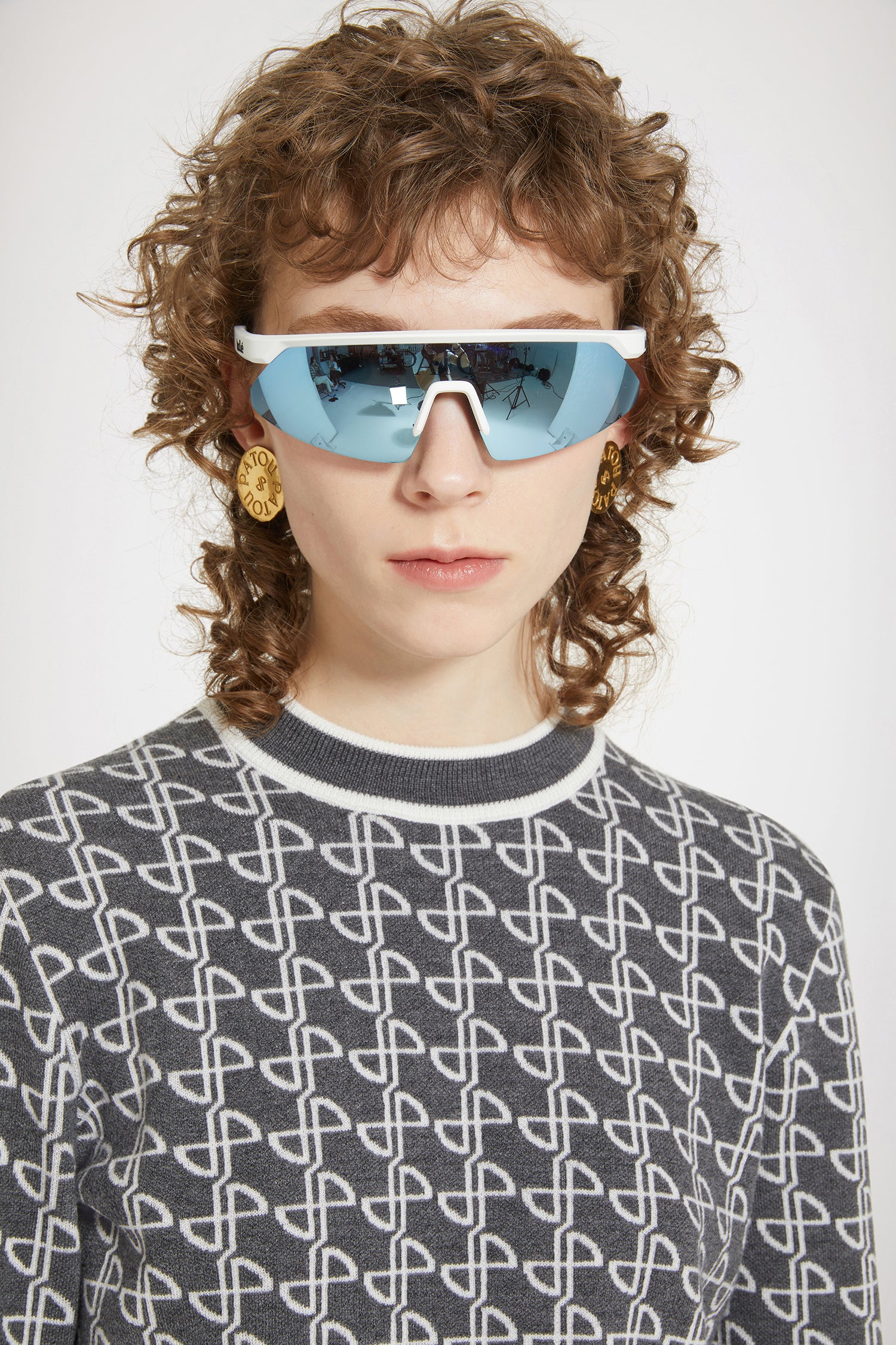 Patou H23SP0080160009A lunettes soleil blanc