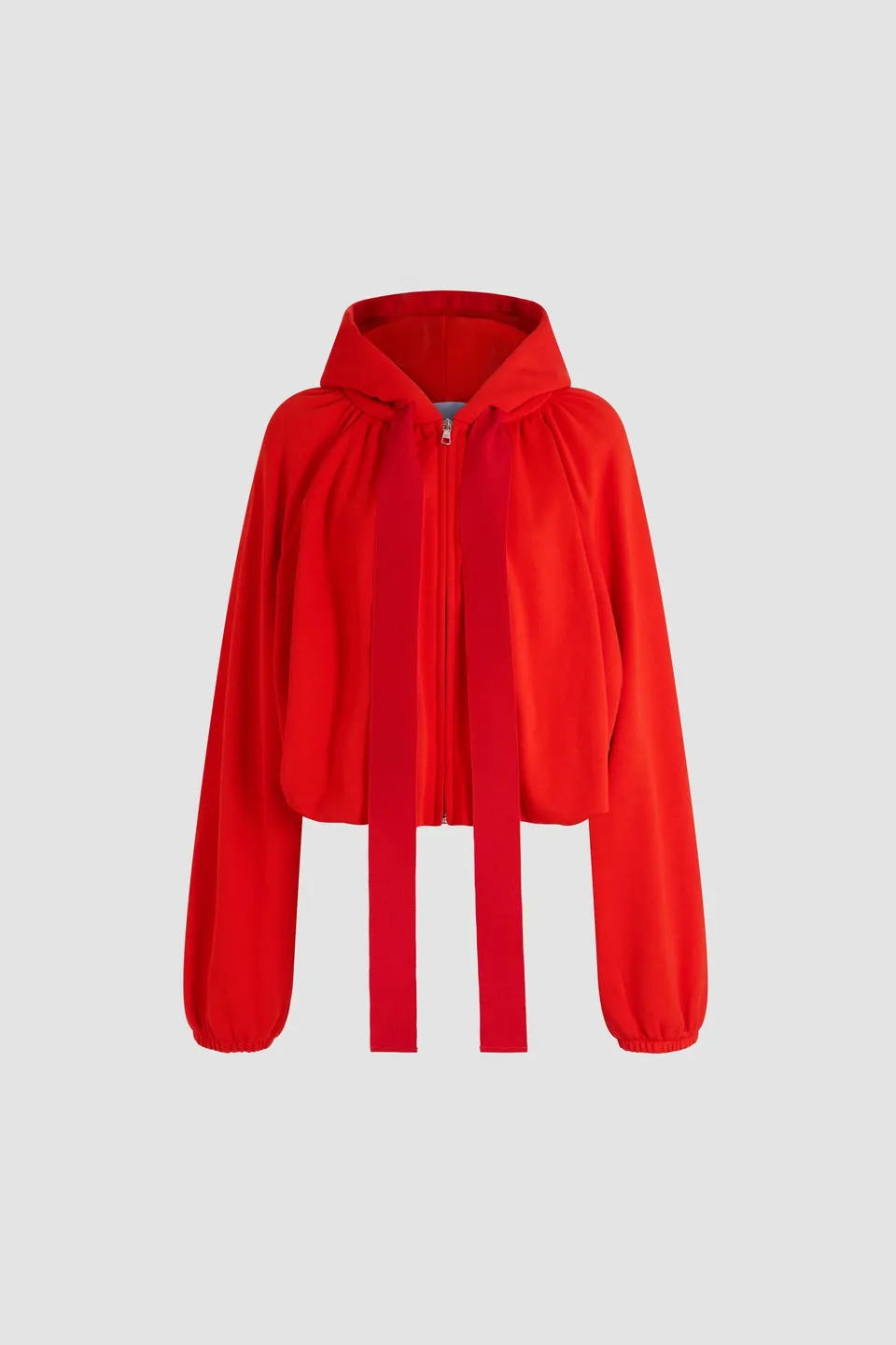 Patou hoodie zip rouge coton bio Berrywood XS-XL