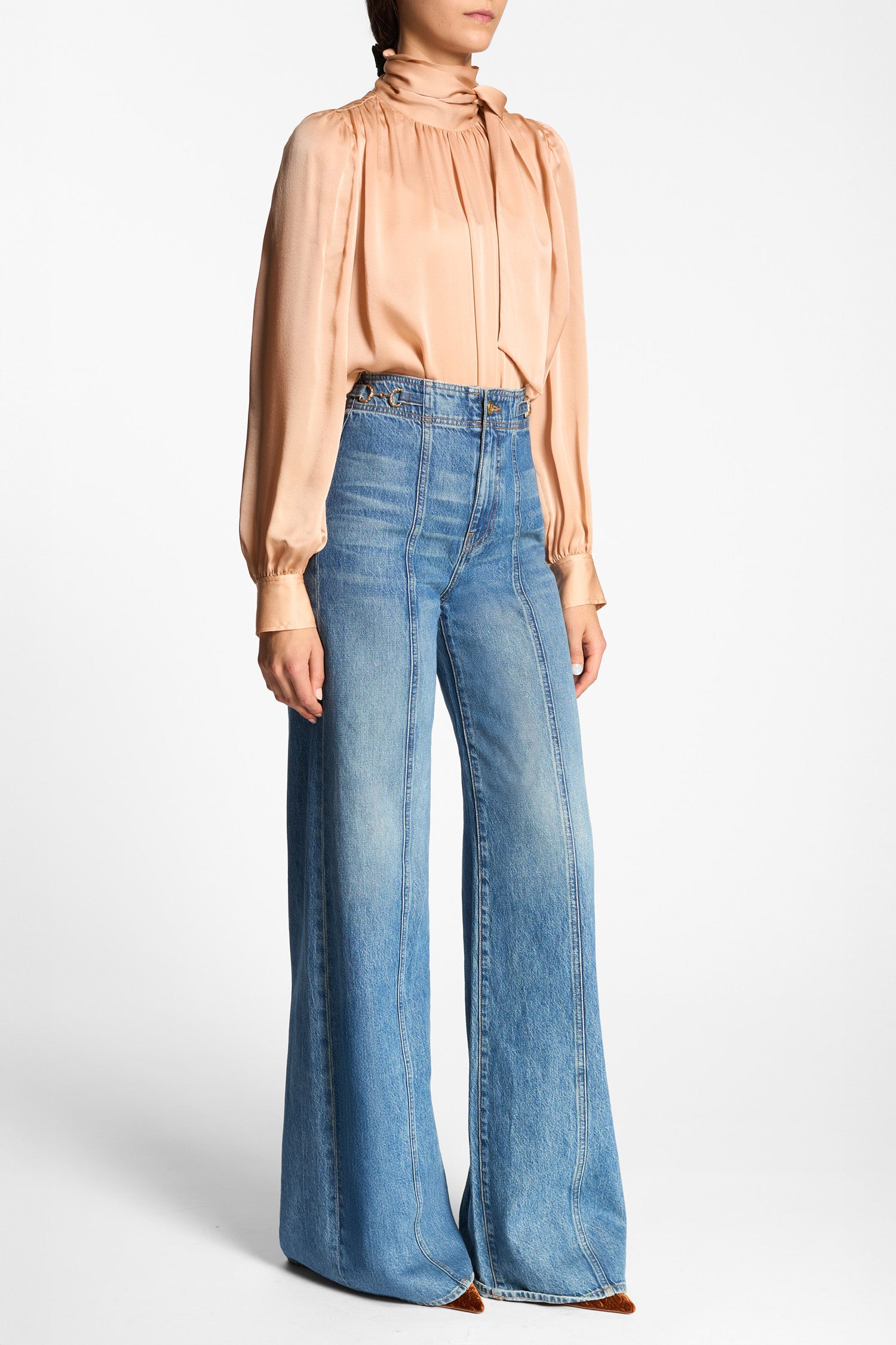 Ulla Johnson Delphine jean flare danube indigo