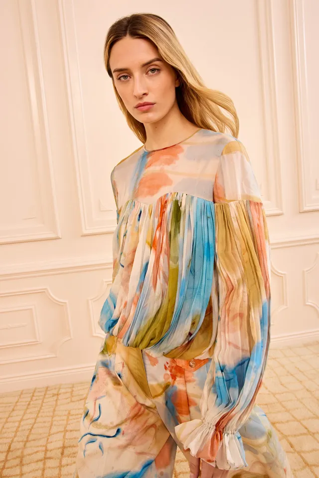 Ulla Johnson Pearl chemisier soie western dream
