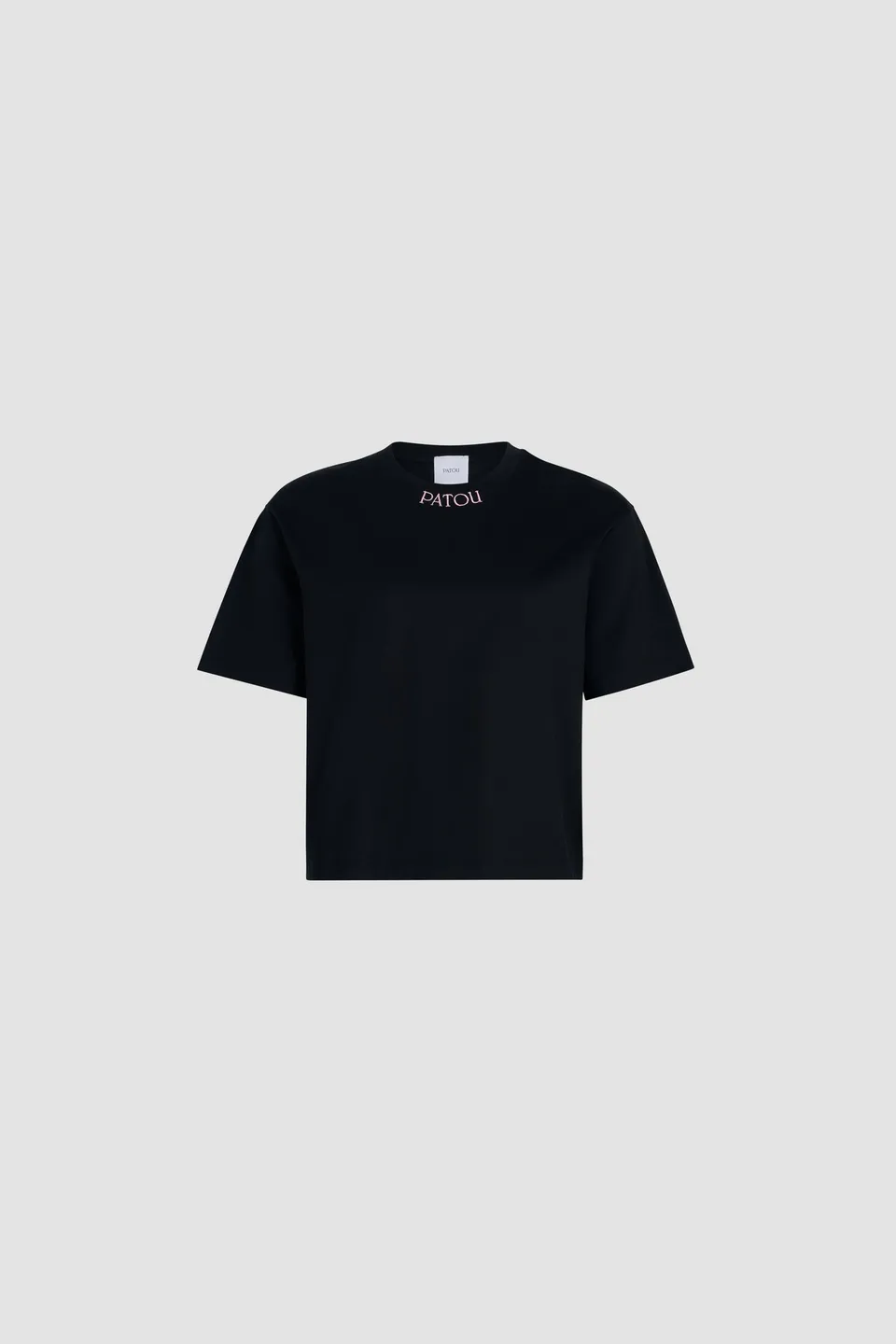 Patou T-shirt Logo Brodé Coton Bio Noir