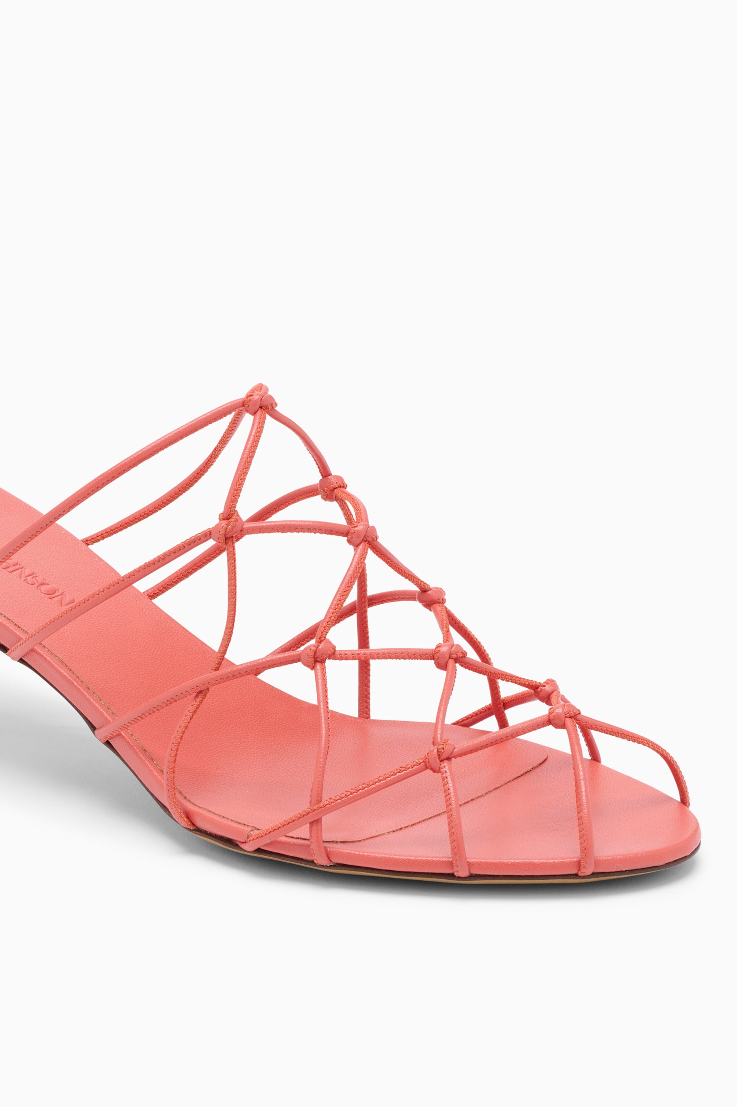 Ulla Johnson Colette PF261003 sandales Crimson talon 50mm