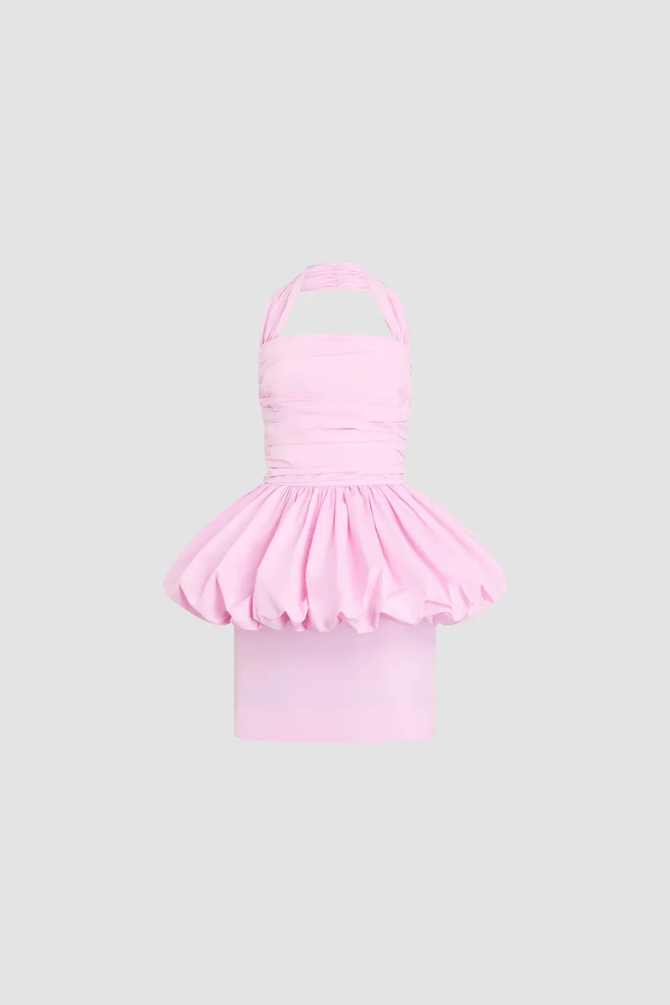 Patou DR236 robe mini dos nu faille rose