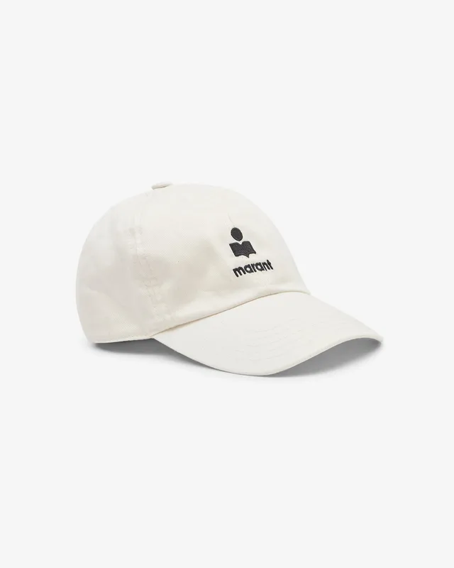 Isabel Marant Tomas CQ053XFA casquette coton écru-noir T57