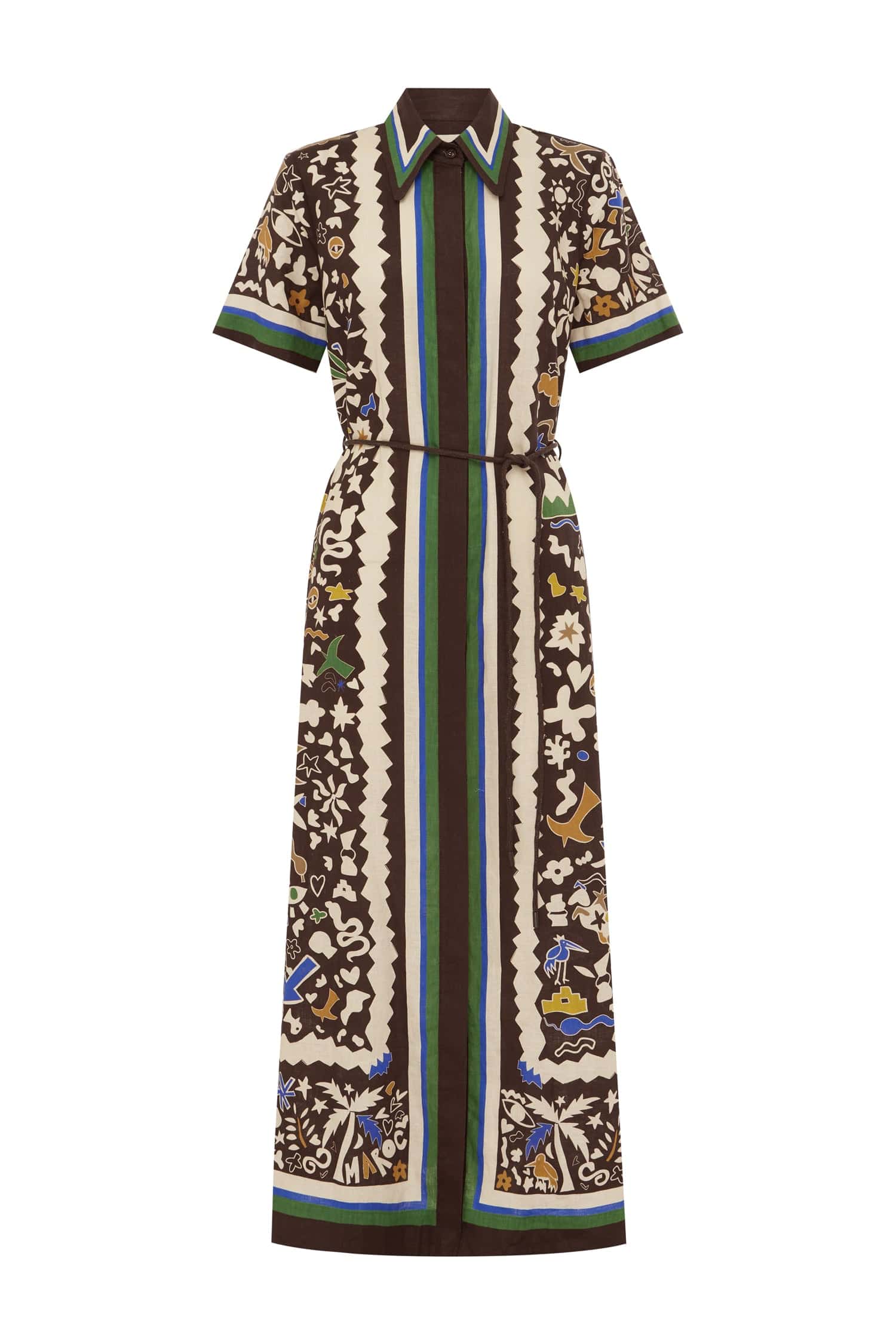 Alemäis Maroc Shirtdress robe chemise midi lin