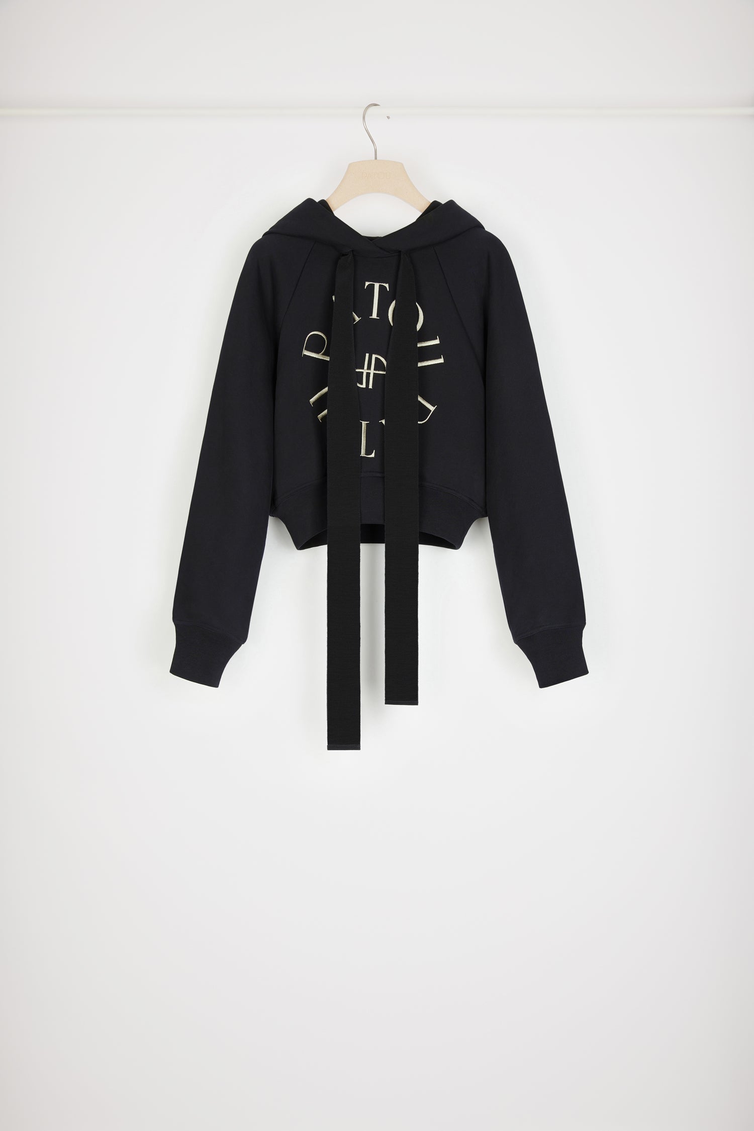 Patou Sweat P23JE0699985999B Noir Coton Bio