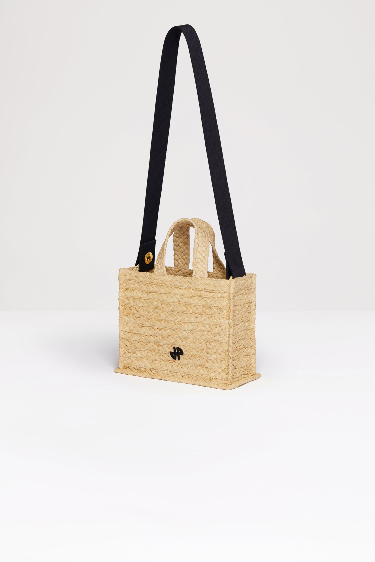 Patou AC0440140102V petit tote vanille raphia
