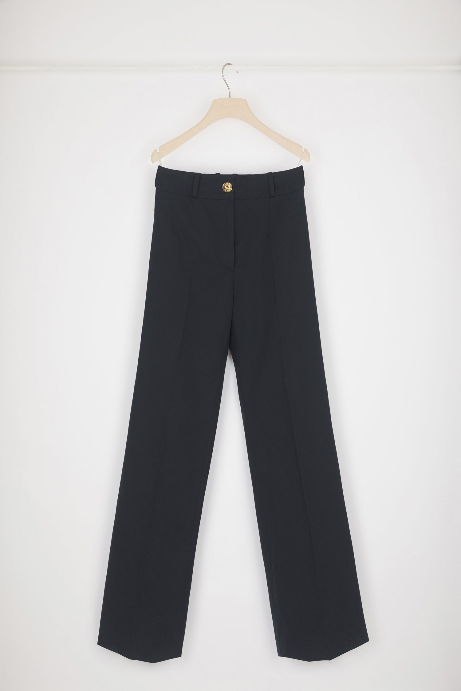 Patou TR023 pantalon évasé bleu nuit coton bio