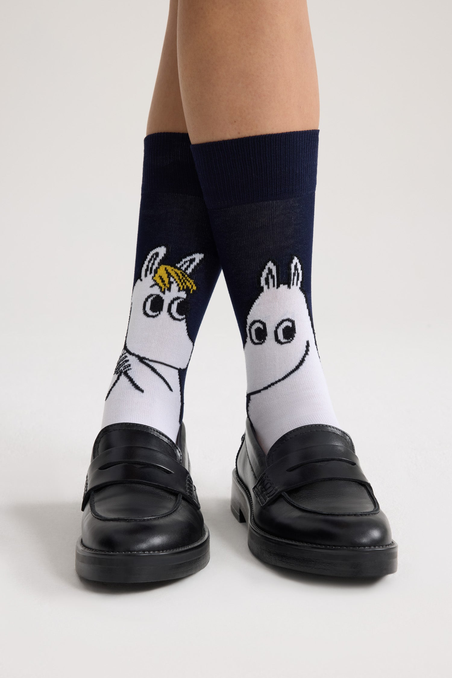 Patou AC127 chaussettes coton Moomin Navy Moomin