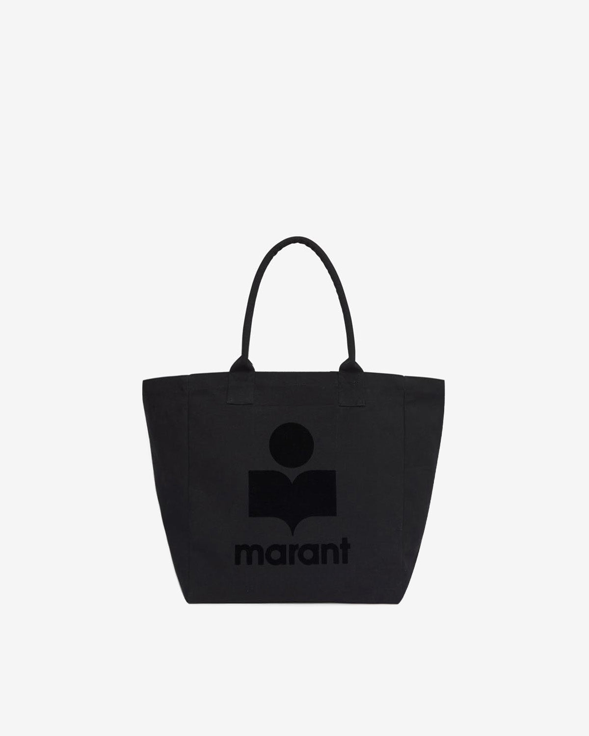 Isabel Marant Yenky Sac cabas noir coton logo