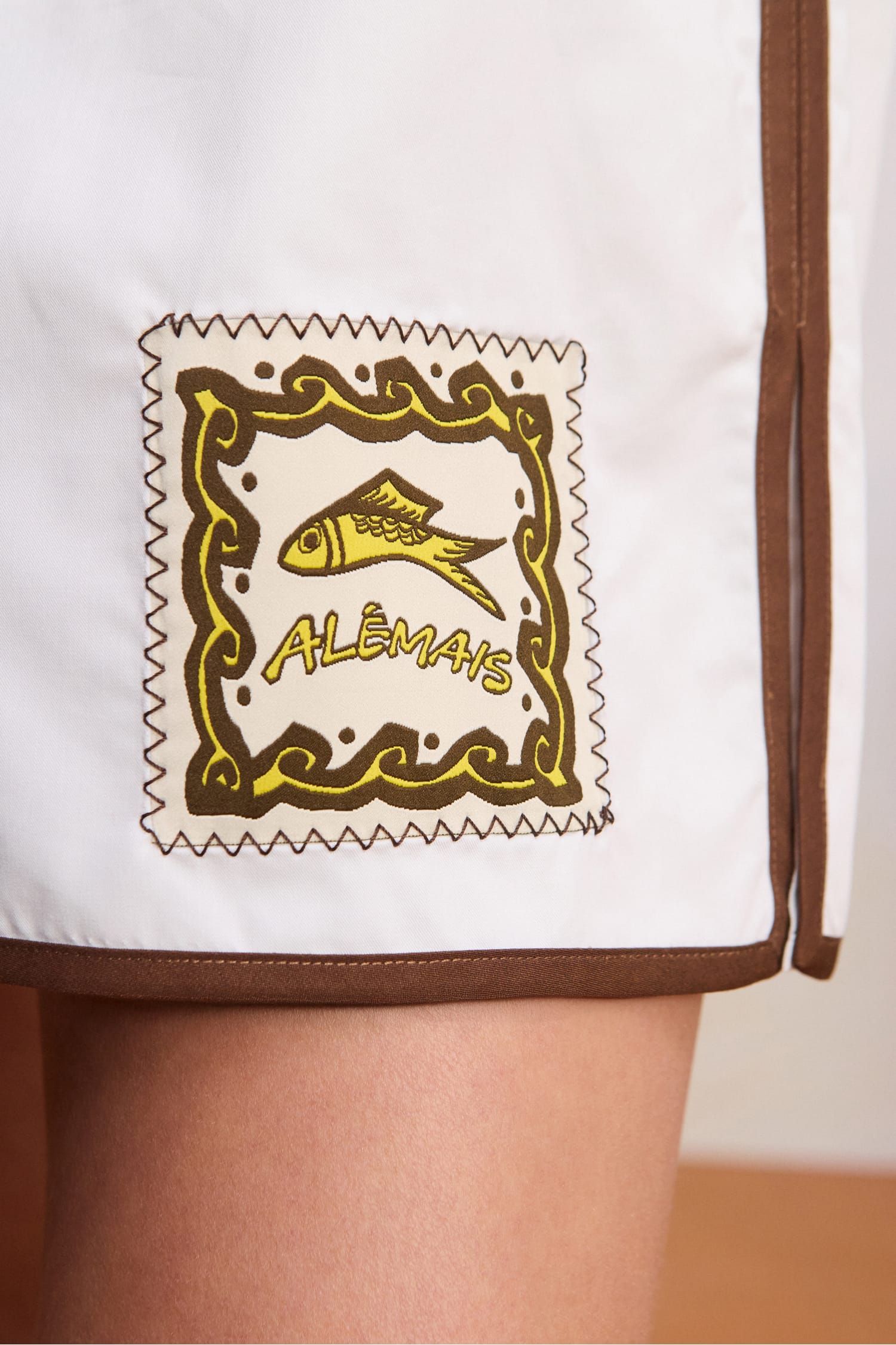 Alemäis Scuba short coton bio popline à cordon